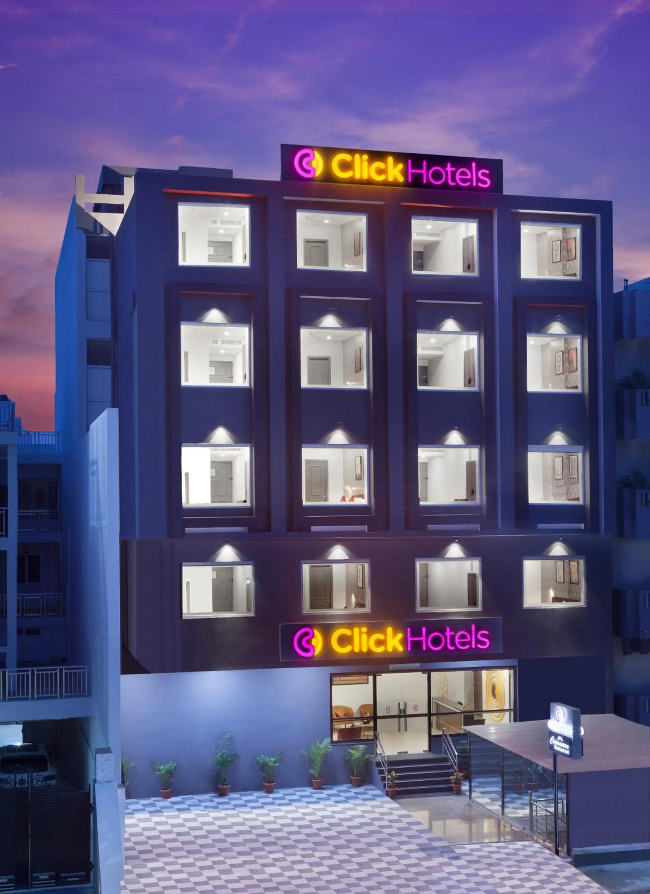 Facade/entrance in Click Hotel Jaipur, Raja Park