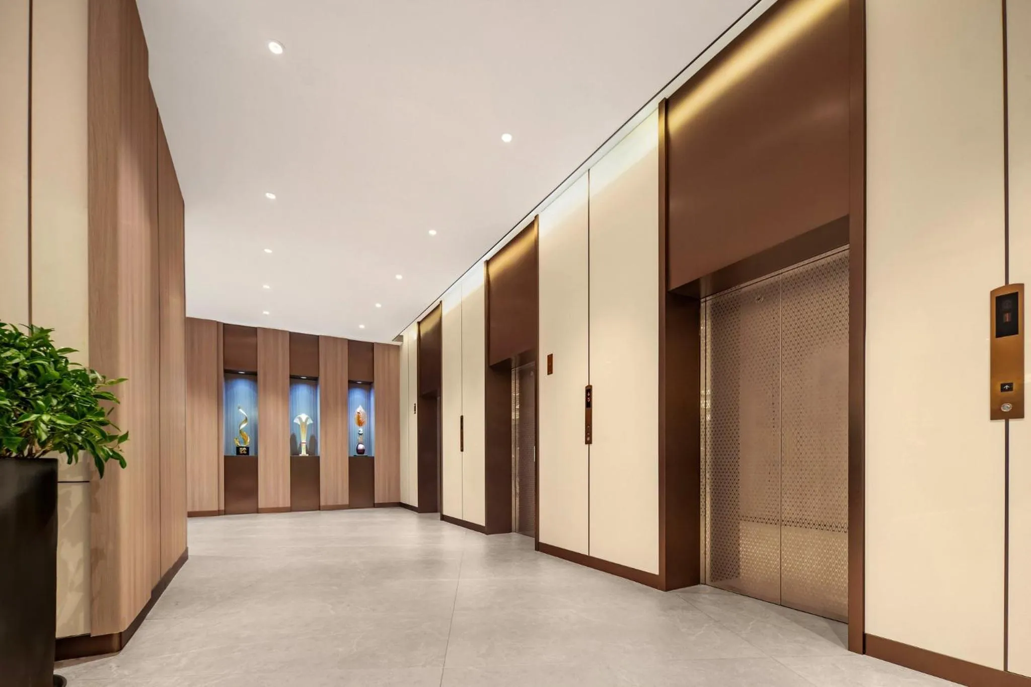 Decorative detail in Holiday Inn Express Shanghai Putuo by IHG