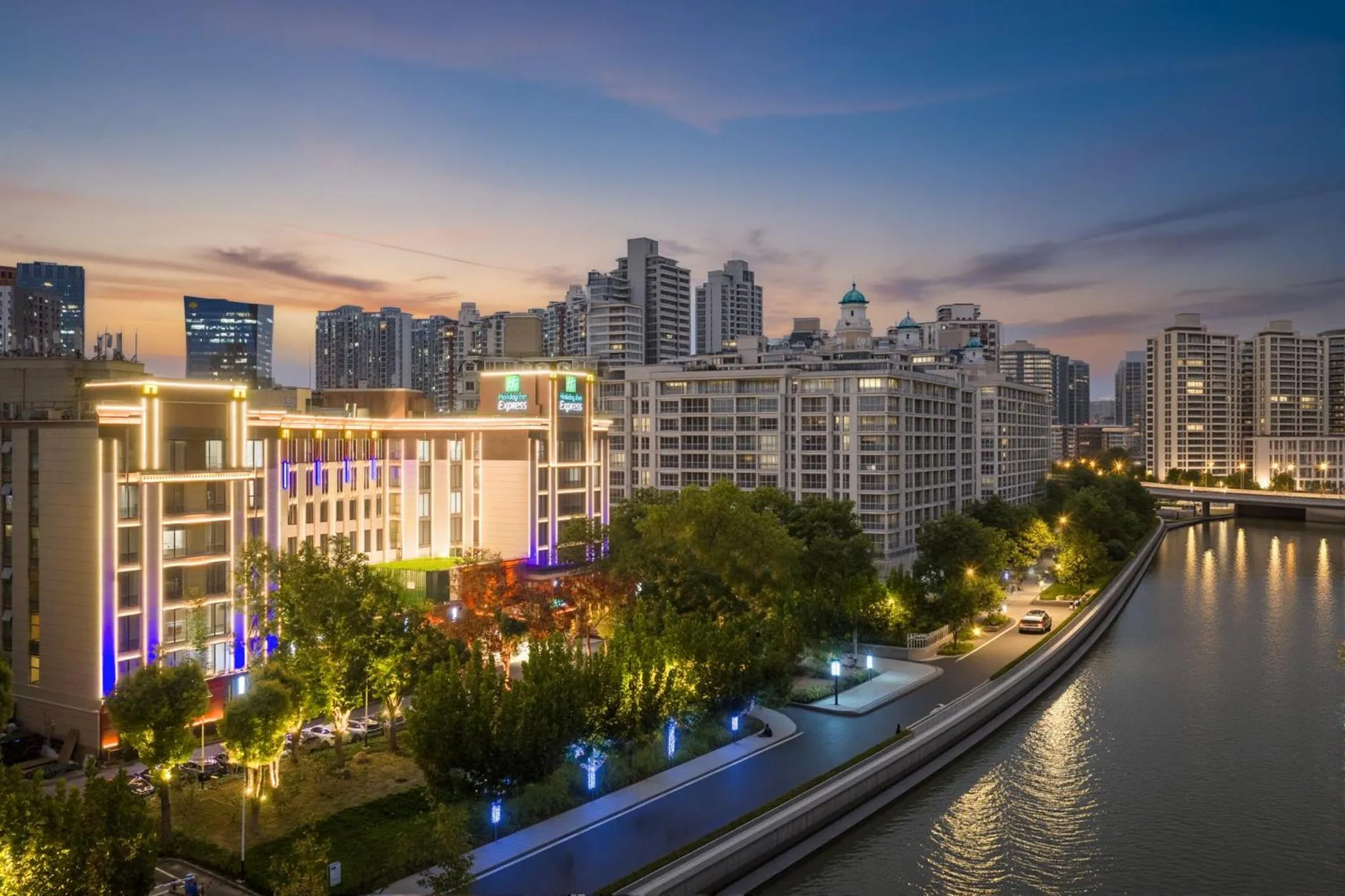 Property building in Holiday Inn Express Shanghai Putuo by IHG