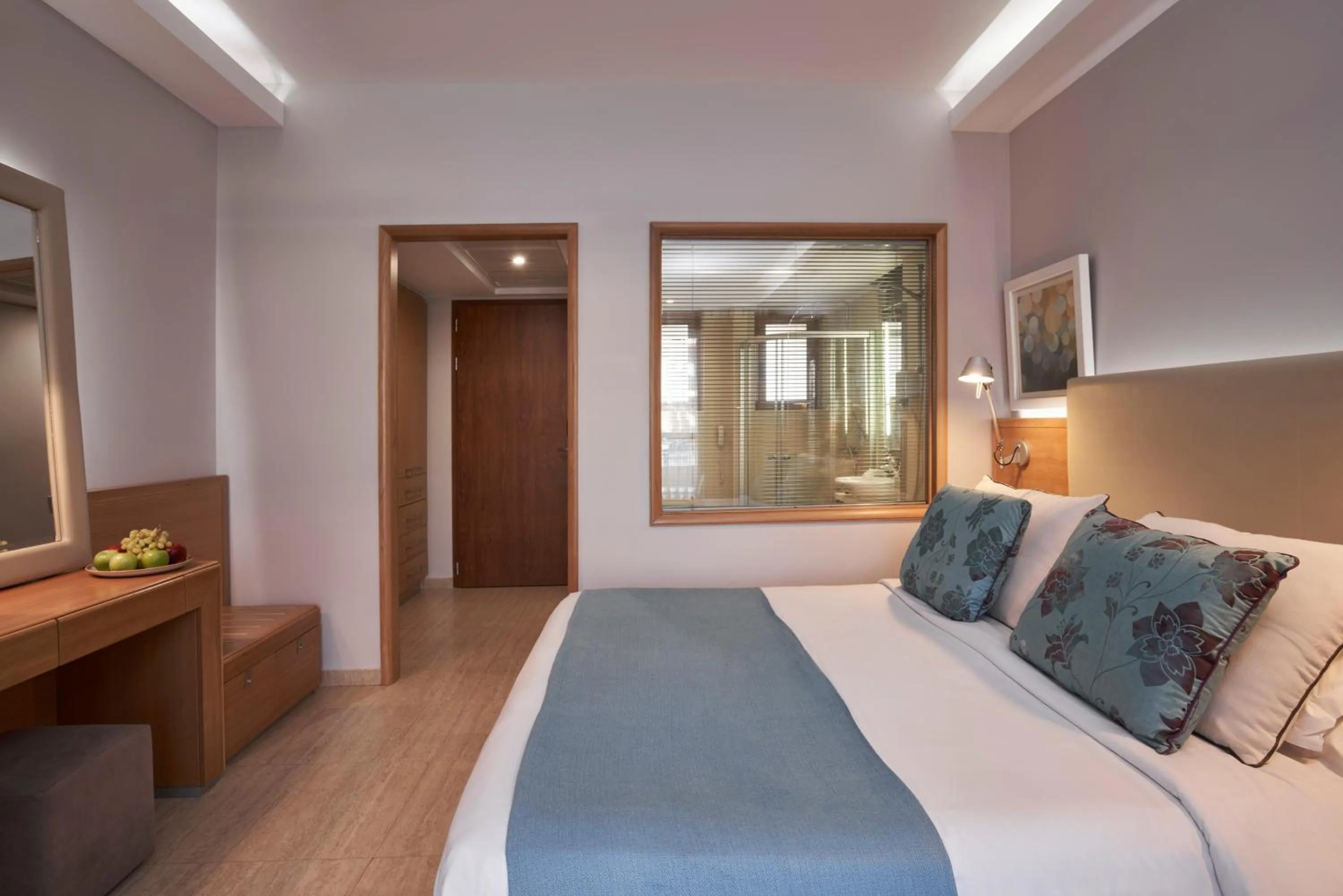 Bedroom, Bed in Atlantica Holiday Village Rhodes