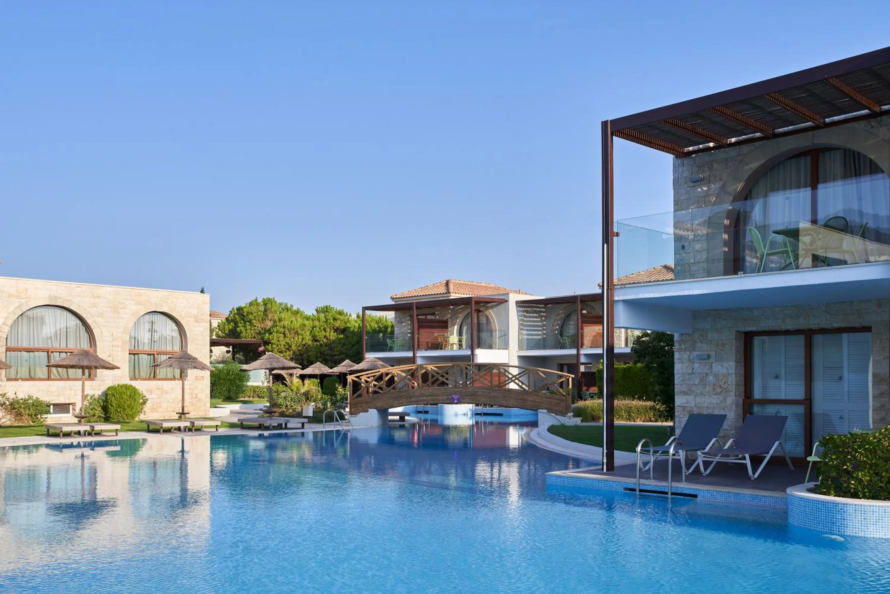 Pool view in Atlantica Holiday Village Rhodes