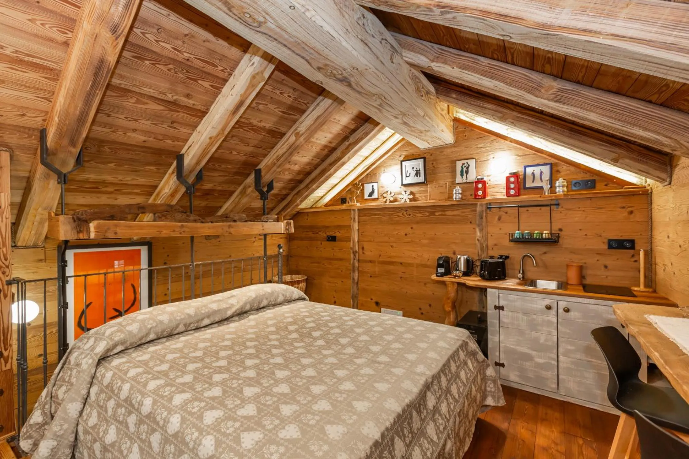 Bedroom, Bed in B&B LA VILLE CHAMOIS