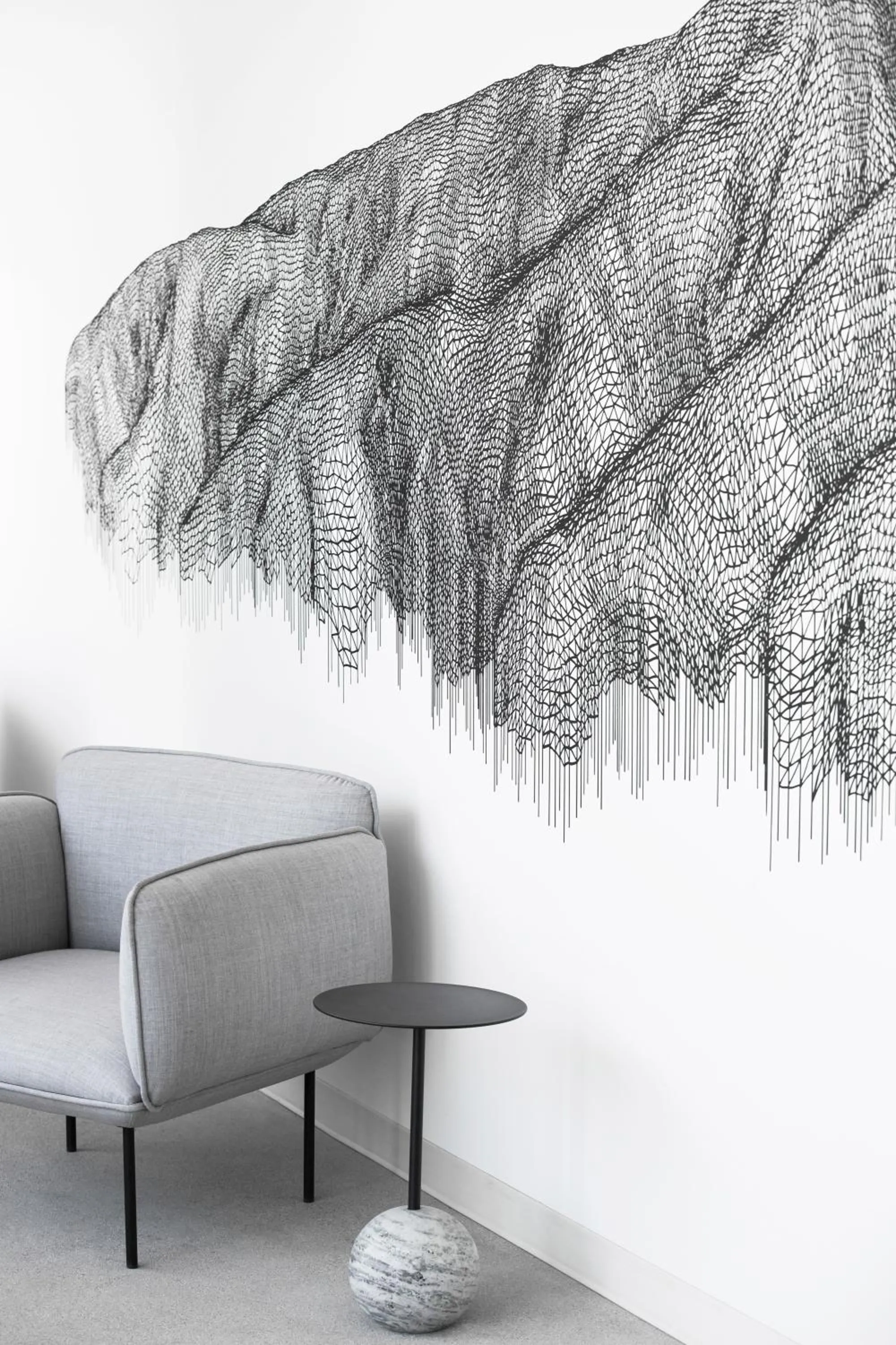 Seating area in AKA West Hollywood