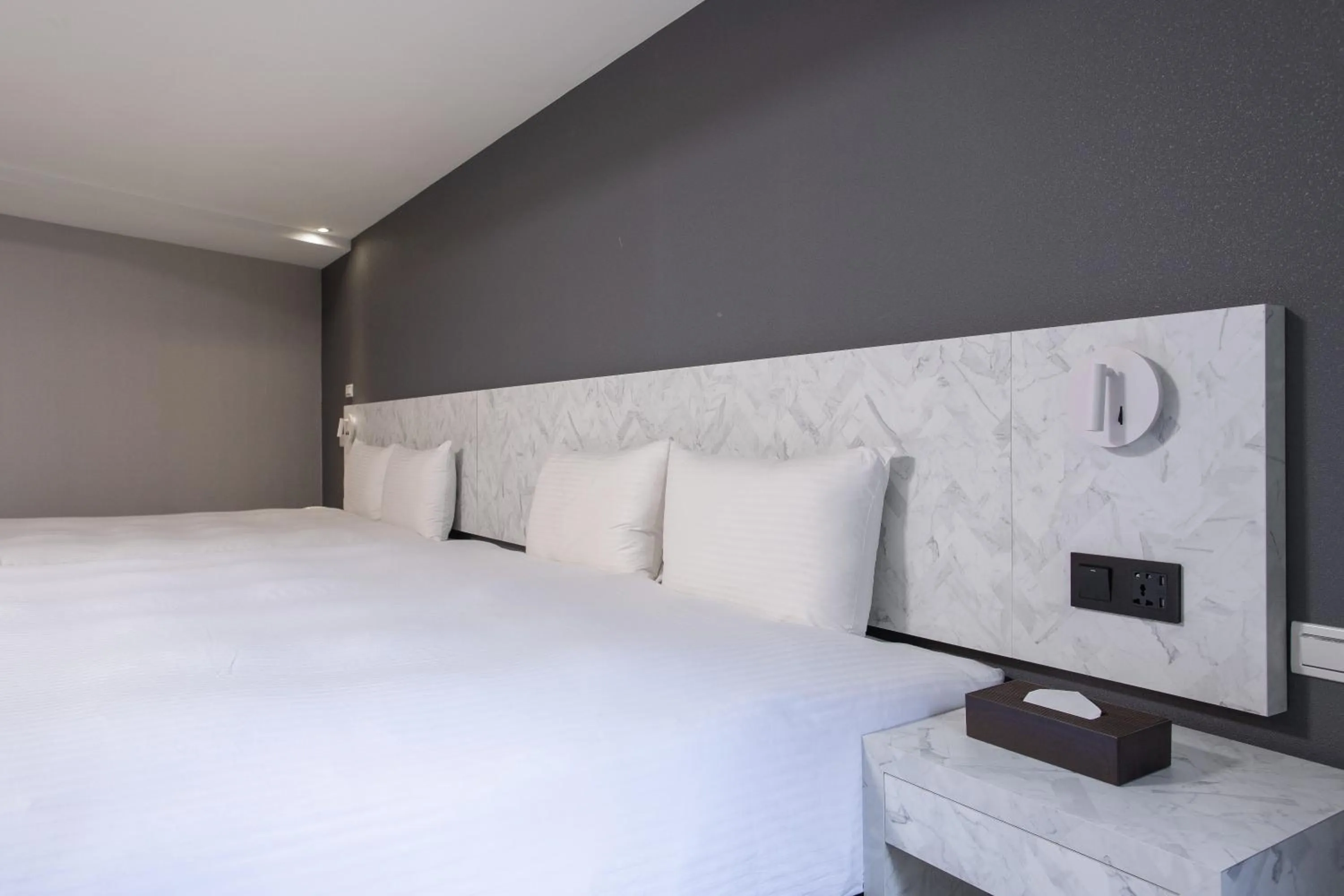 Bed in Hub Hotel - Songshan Airport Branch