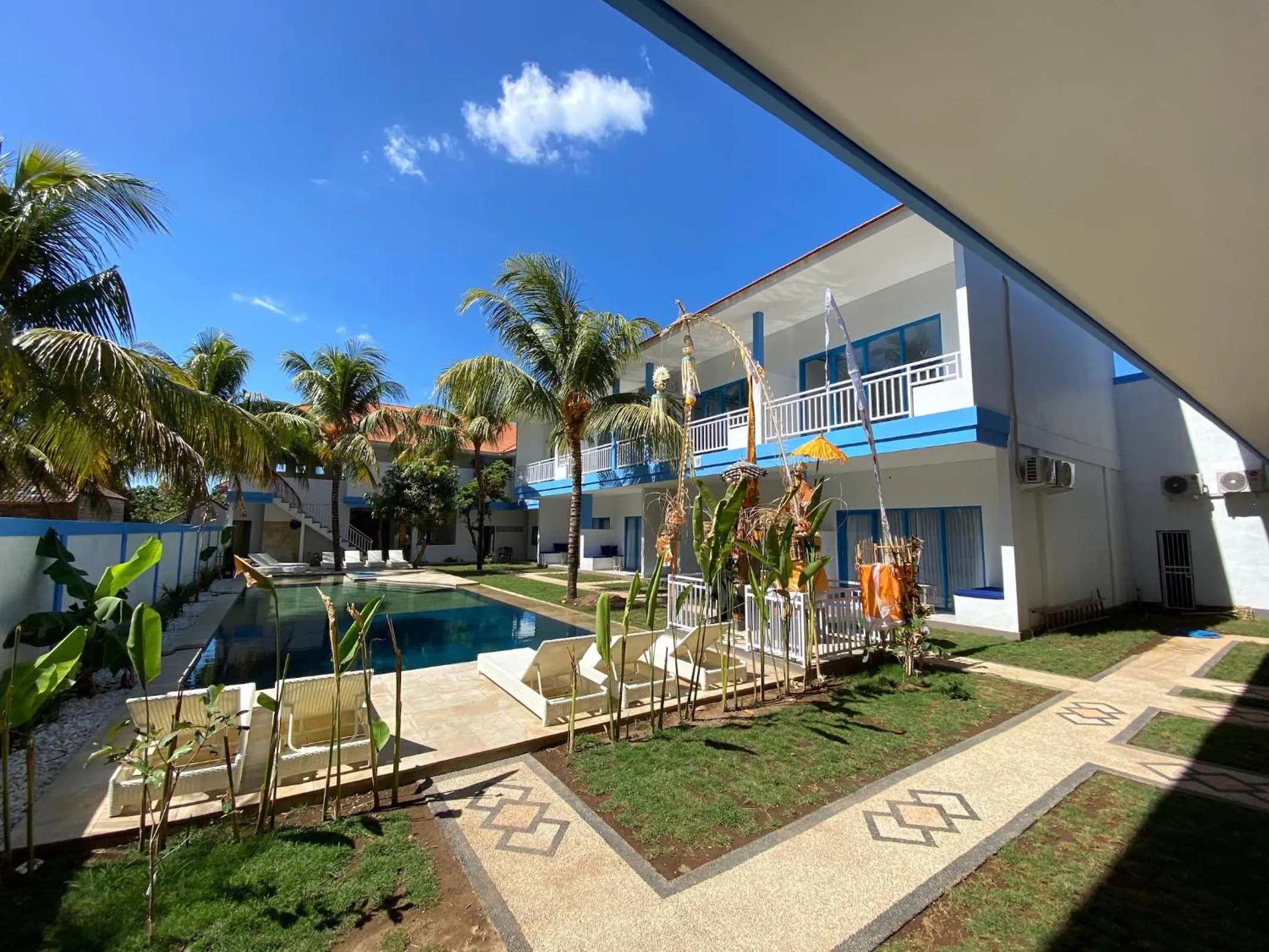 Property building in Kura Kura Divers Lodge