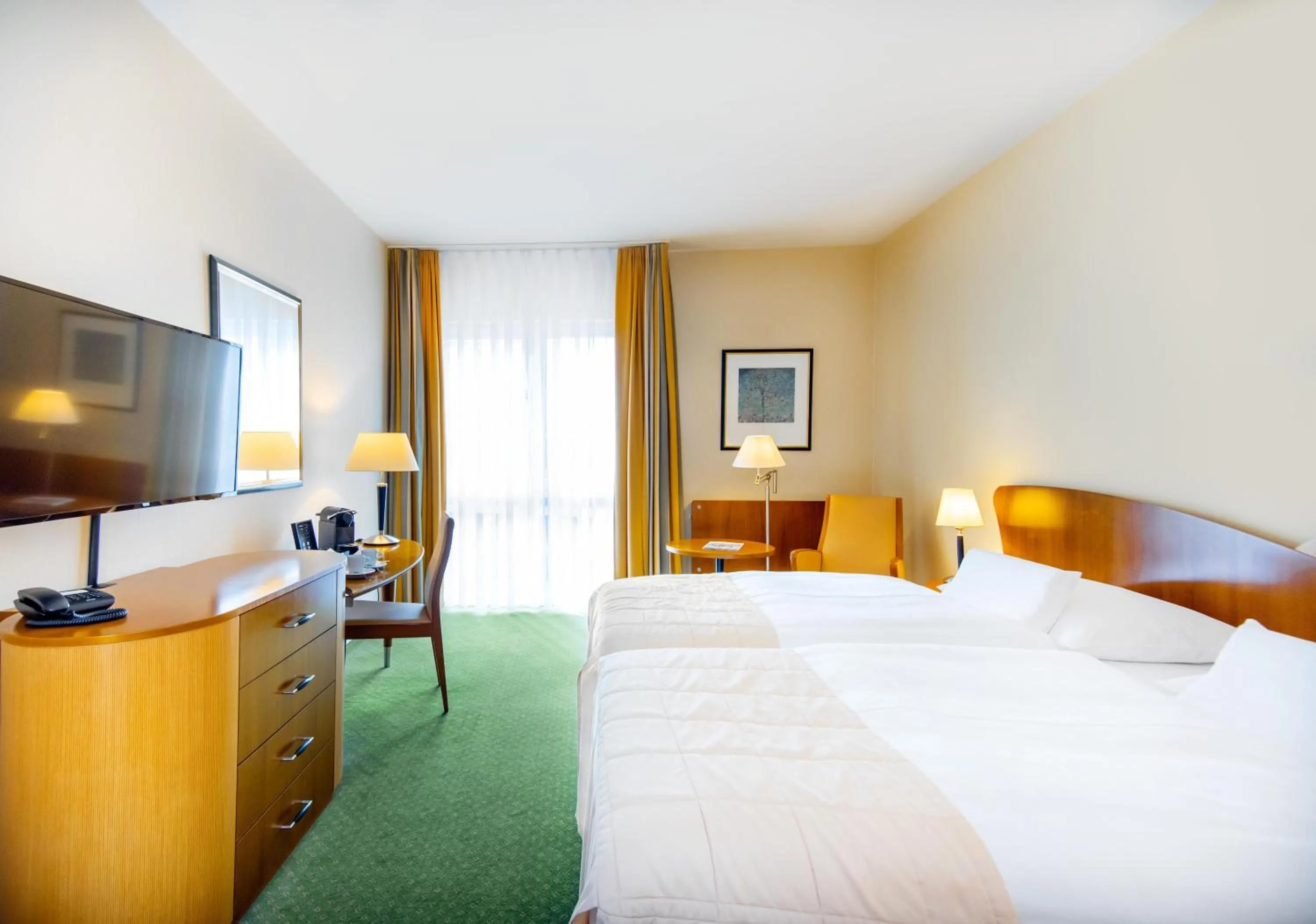 Bedroom, Bed in Dorint Charlottenhof Halle (Saale)