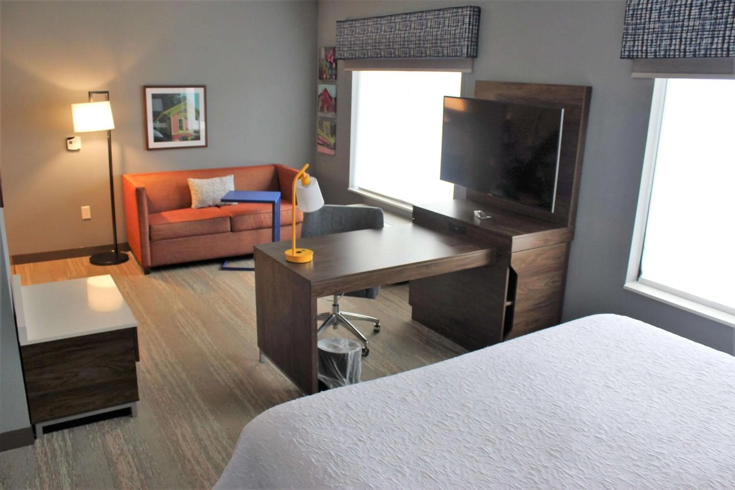 Bedroom, Bed in Hampton Inn Lexington