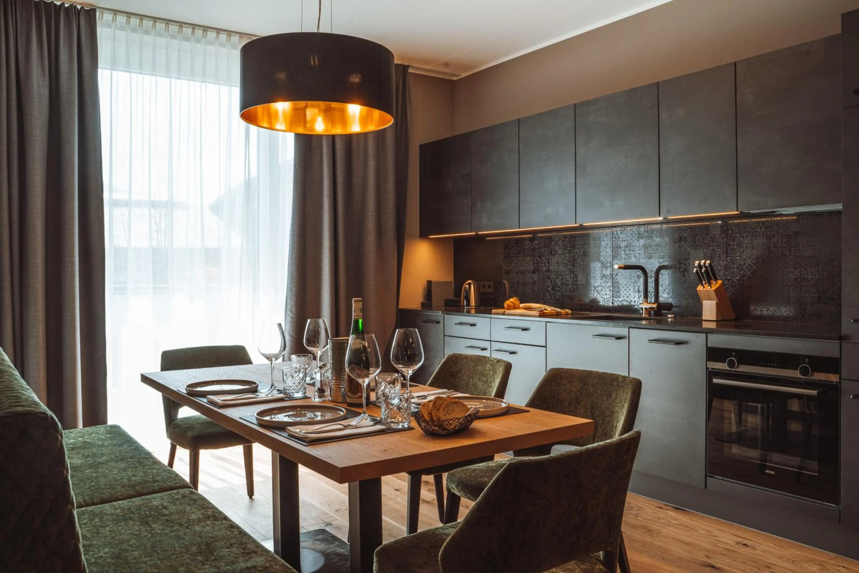 Kitchen or kitchenette in Mountainview Apartments