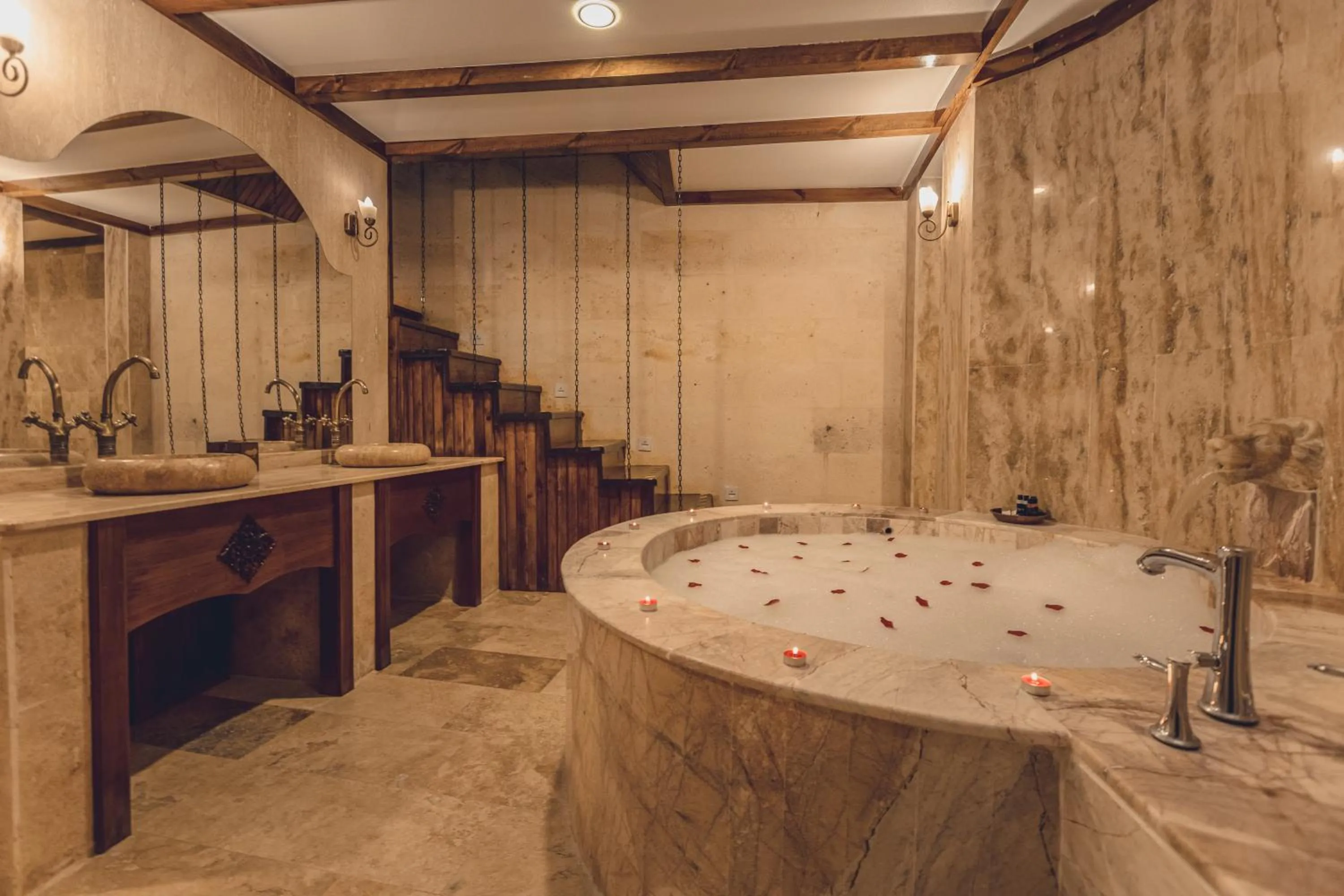 Bathroom in Sobek Stone House Cappadocia