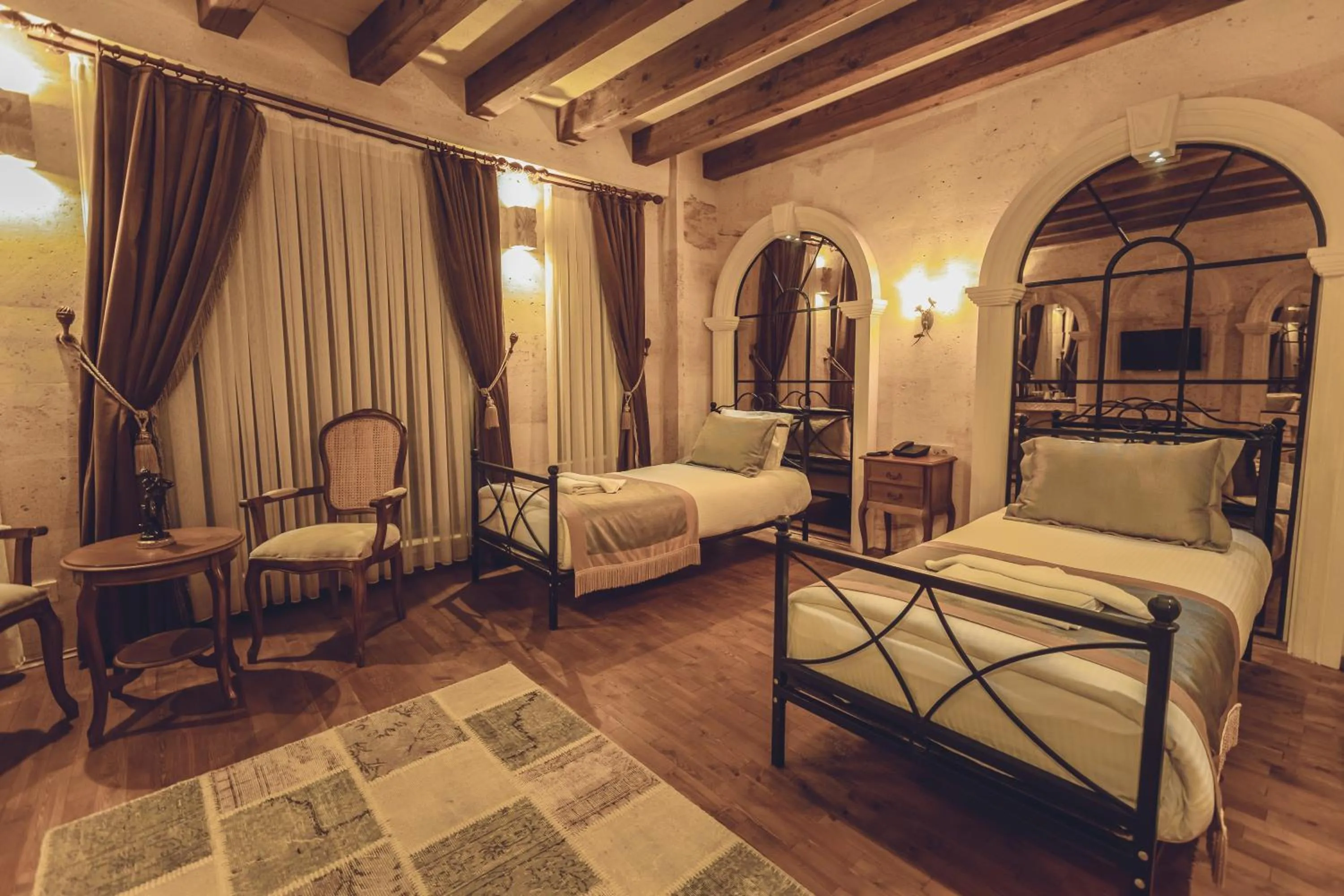 Photo of the whole room, Bed in Sobek Stone House Cappadocia