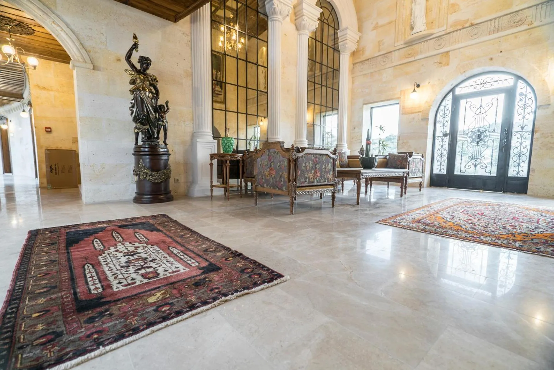 Lobby or reception in Sobek Stone House Cappadocia