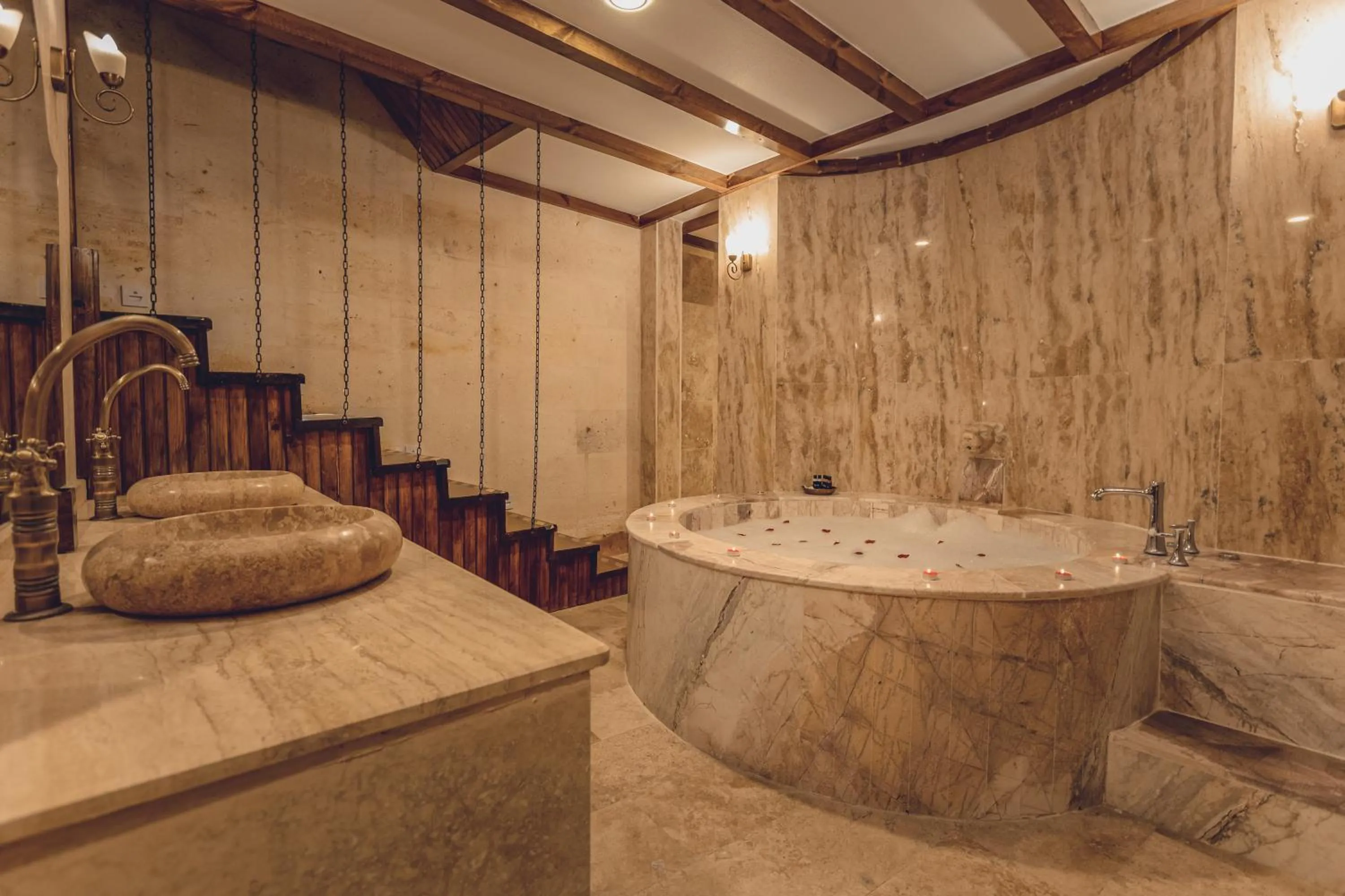 Bathroom in Sobek Stone House Cappadocia