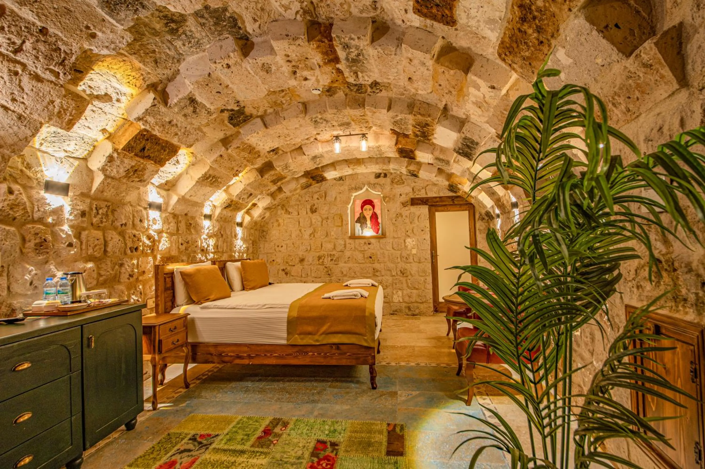 Photo of the whole room, Bed in Sobek Stone House Cappadocia