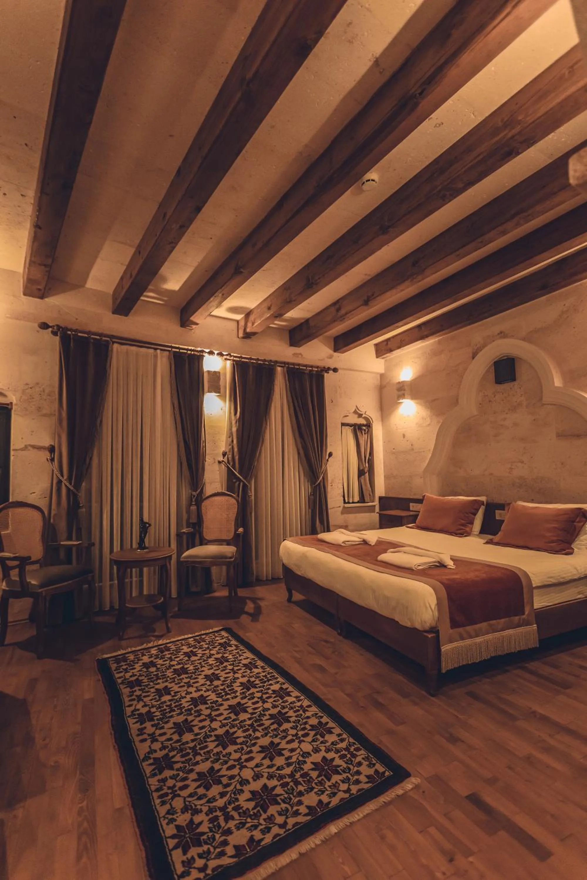 Bed in Sobek Stone House Cappadocia