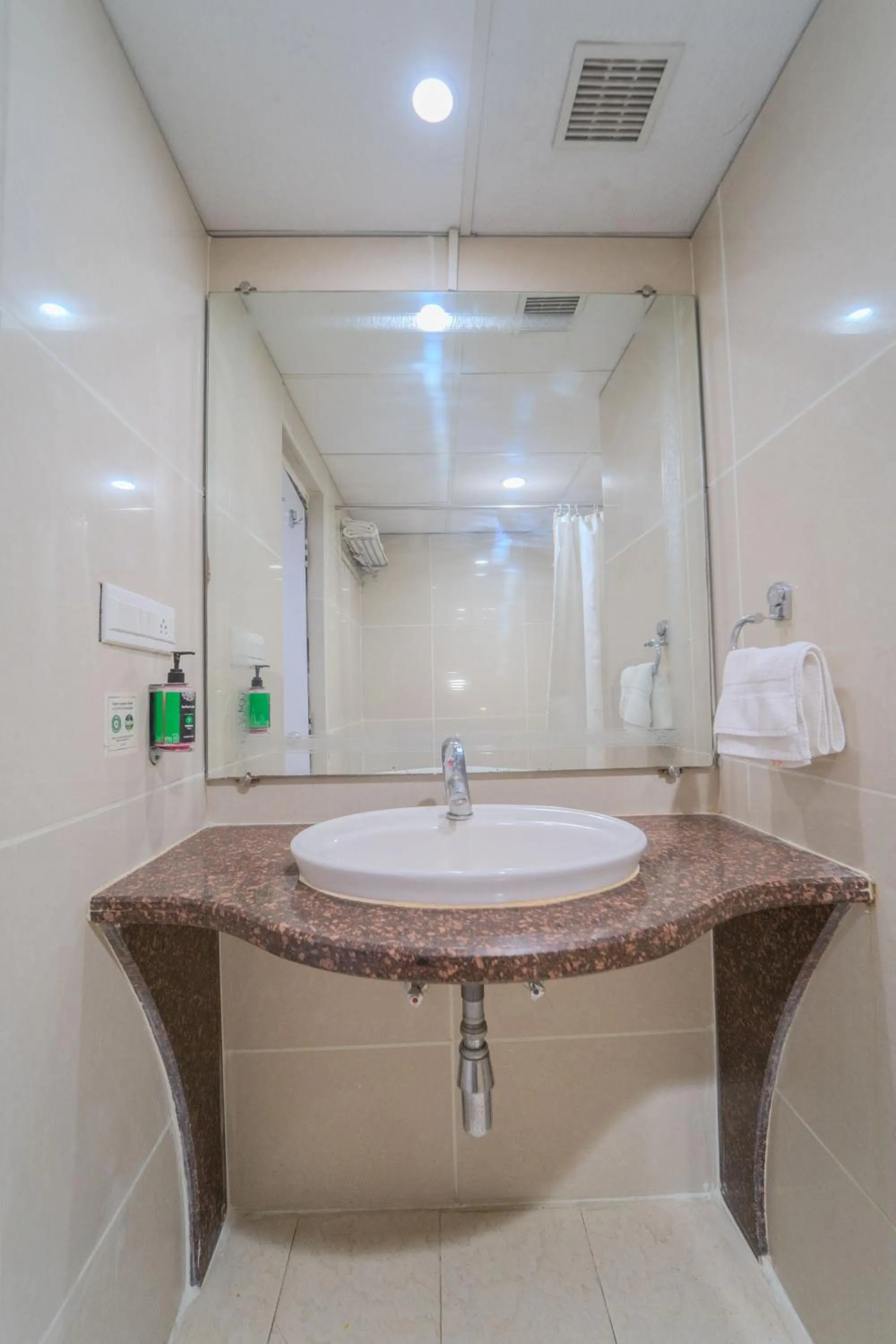 Bathroom in Hotel City Square By KeyMagics