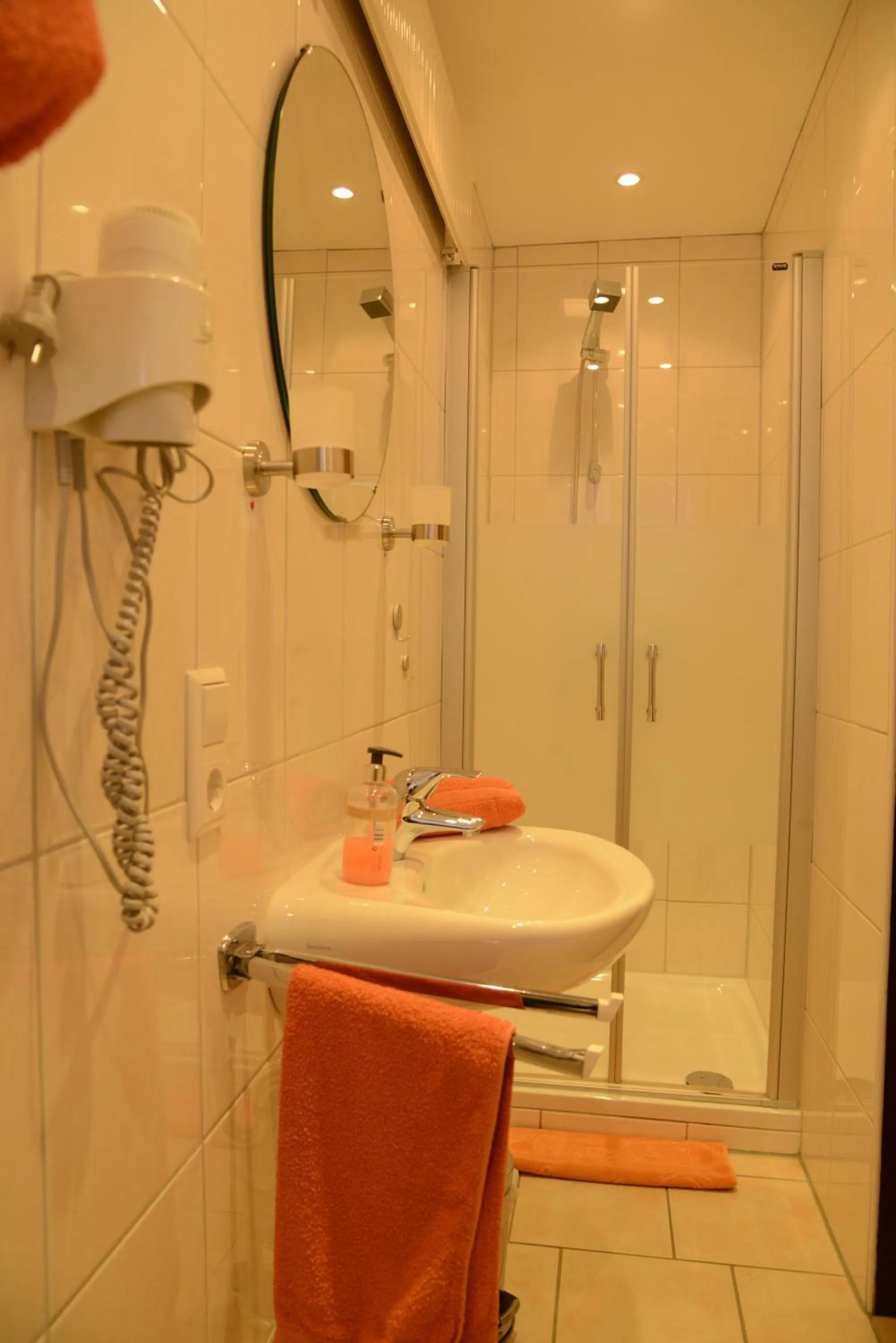 Shower in Weinhaus Gräfen