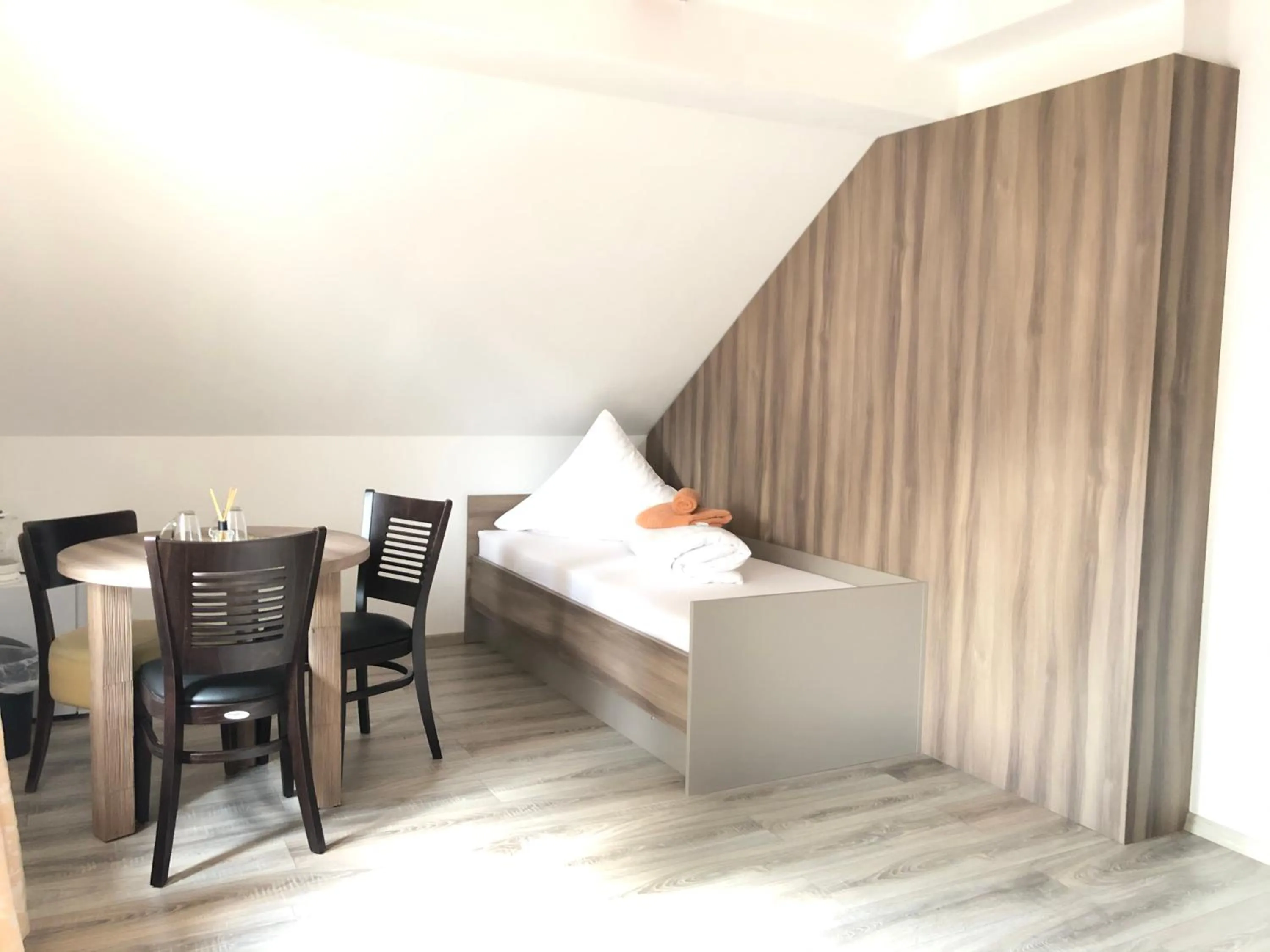 Bed in Pension Goldenes Vogtland