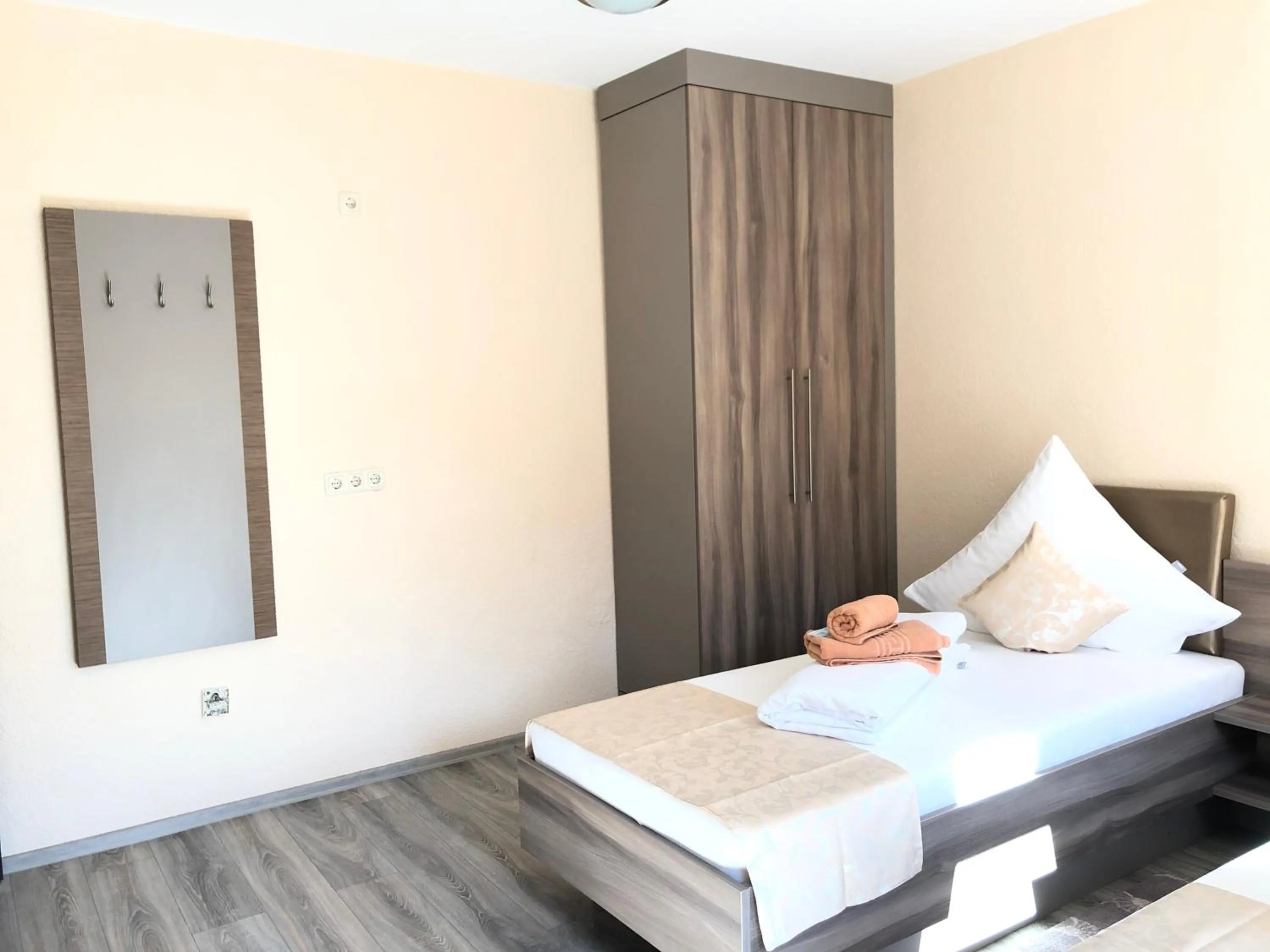 Bed in Pension Goldenes Vogtland