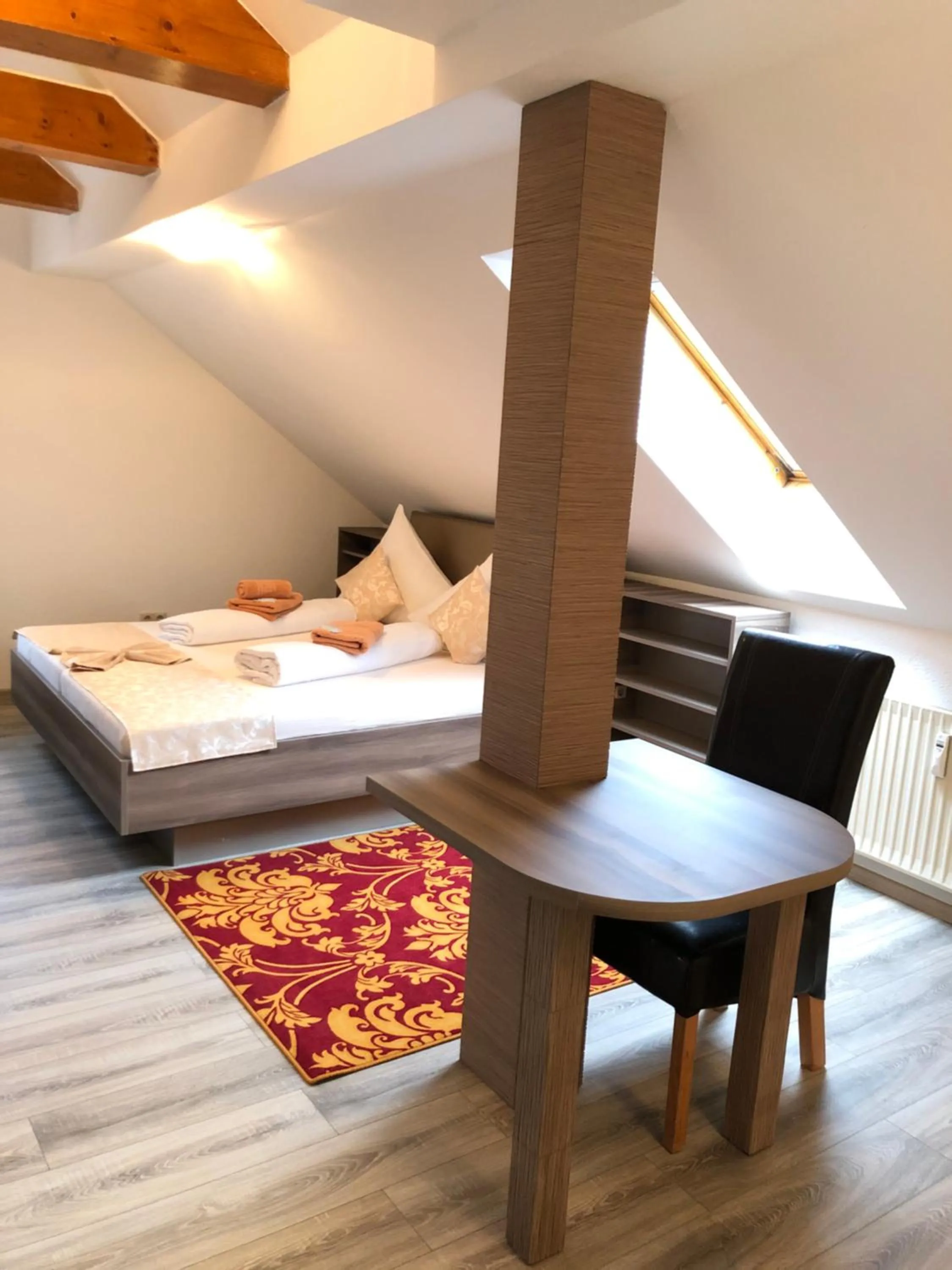 Bed in Pension Goldenes Vogtland