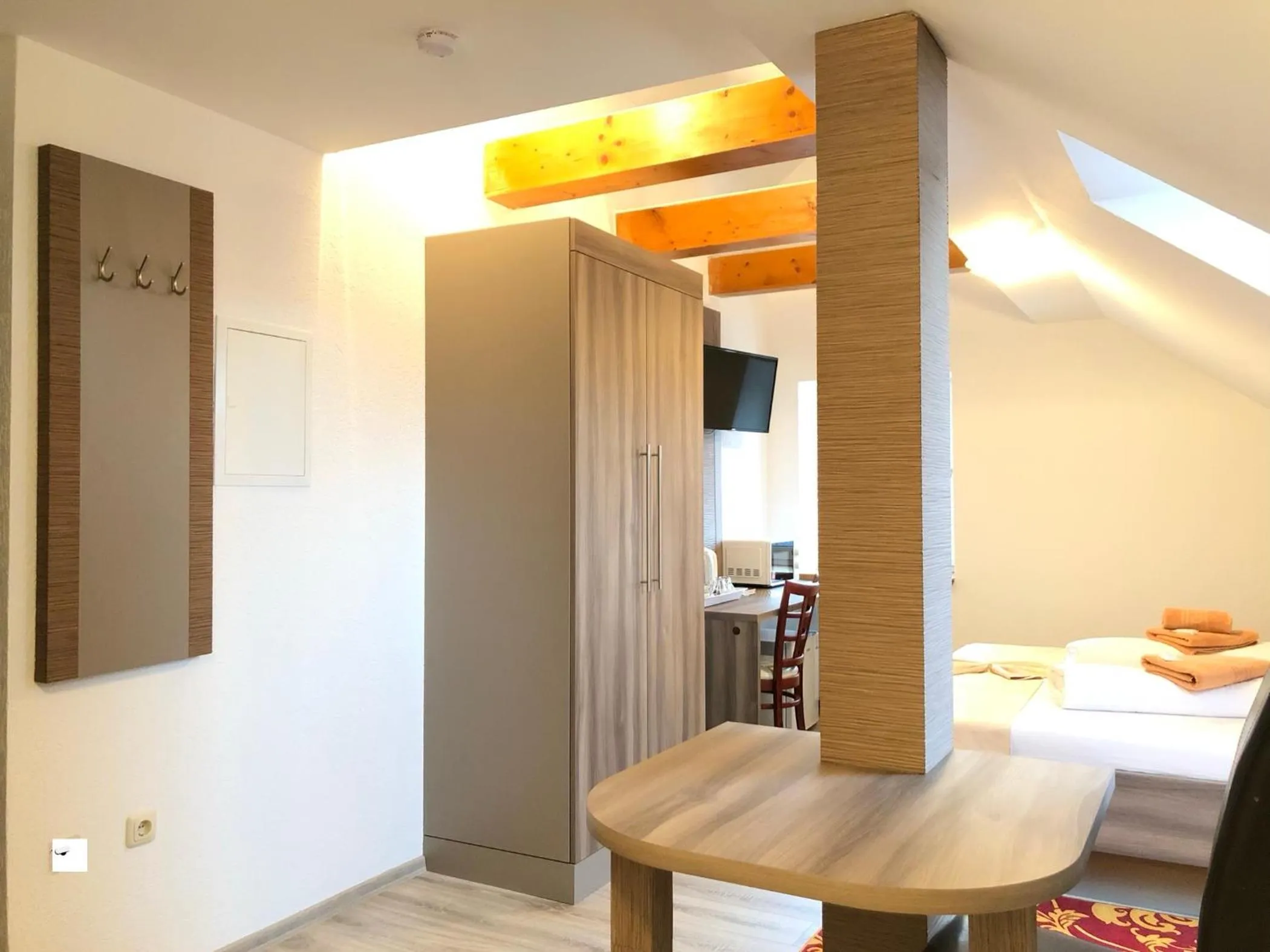 Bed in Pension Goldenes Vogtland