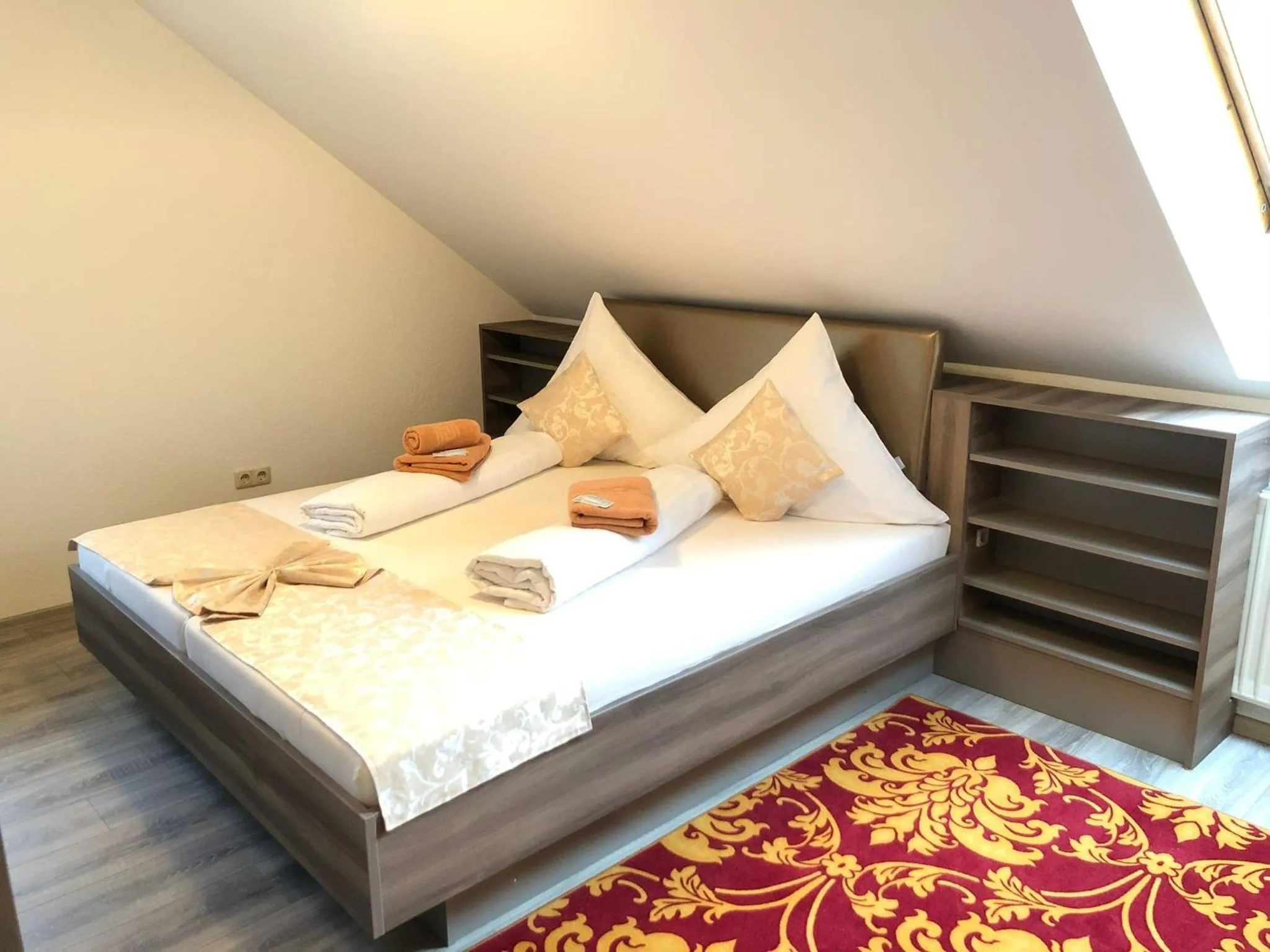 Bed in Pension Goldenes Vogtland