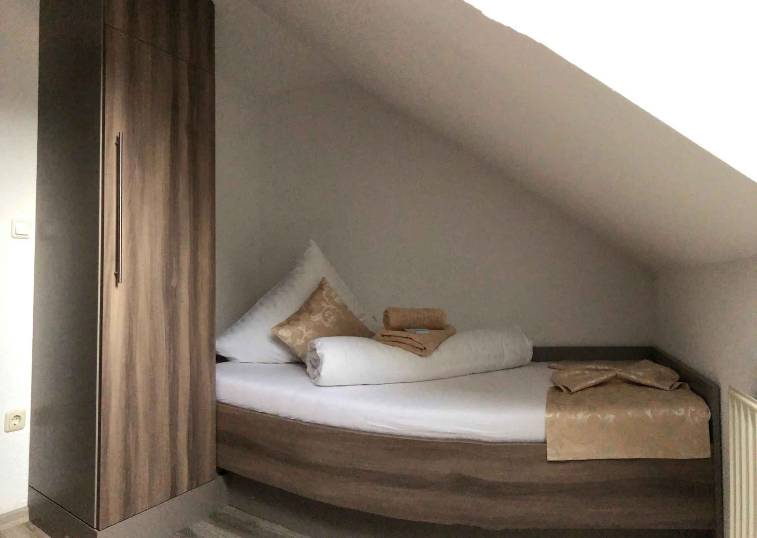 Bed in Pension Goldenes Vogtland