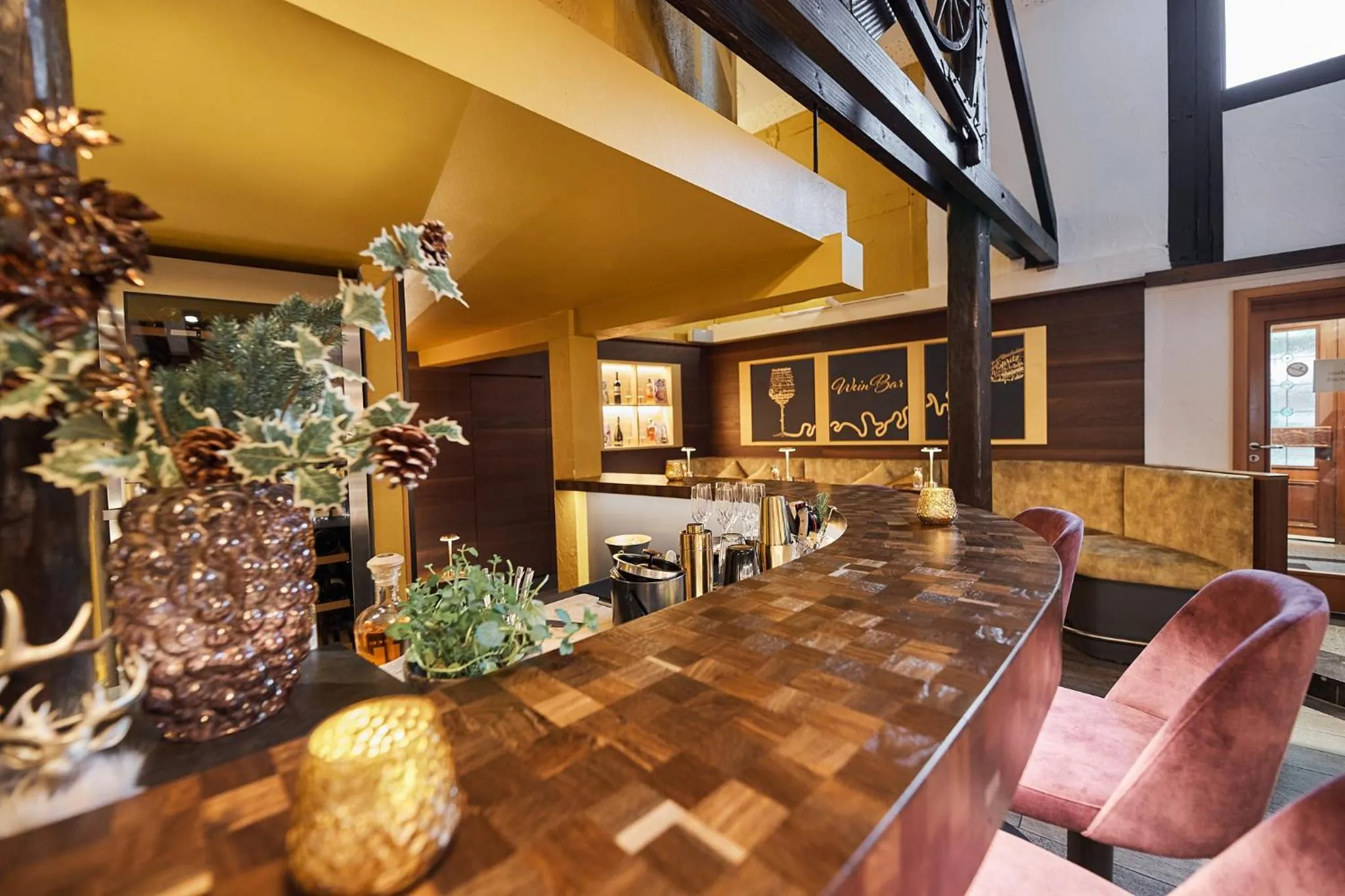 Lounge or bar in Hotel Halfenstube & Villa Spa 1894