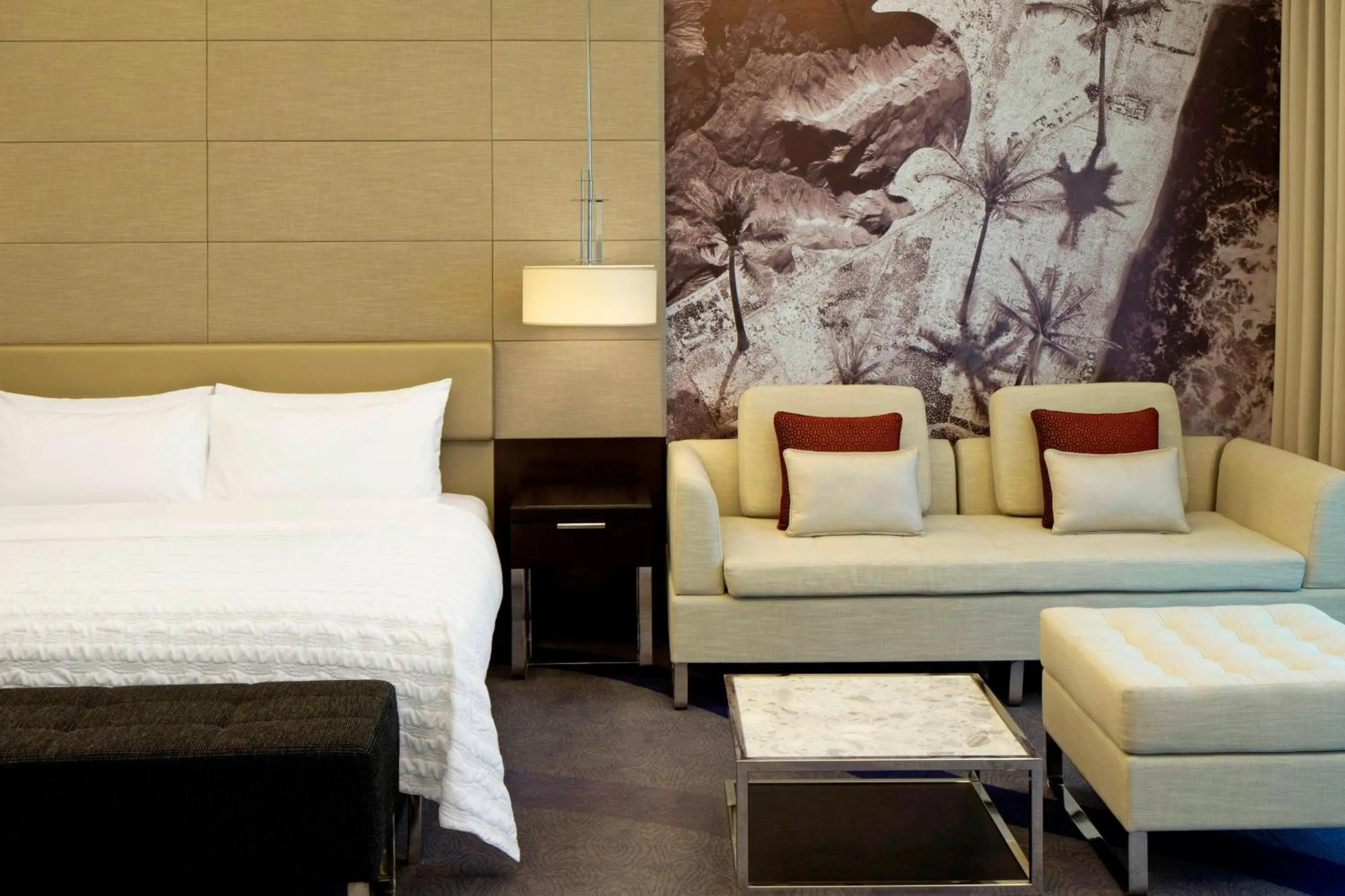 Photo of the whole room, Bed in Le Meridien Al Aqah Beach Resort