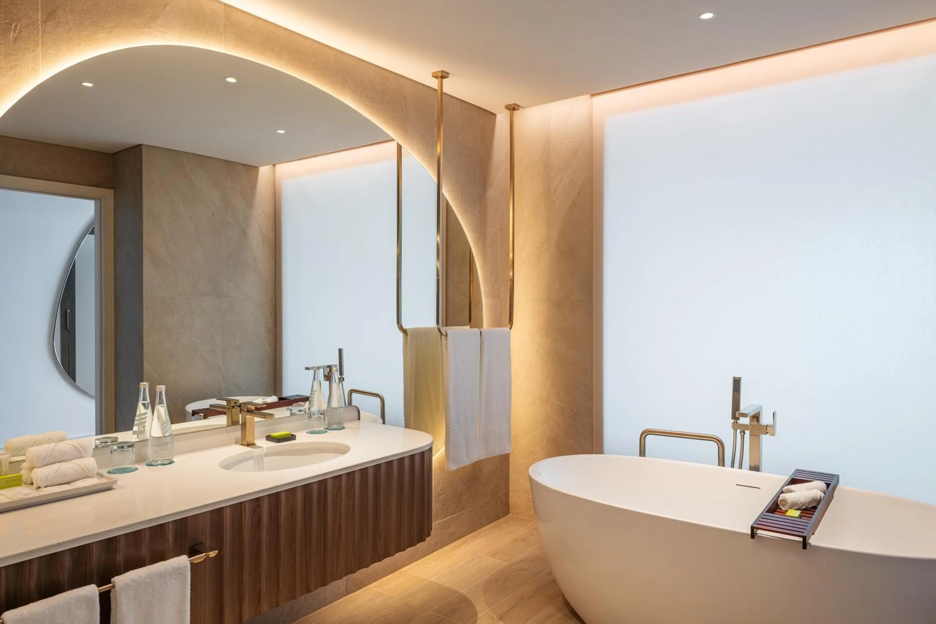 Bathroom in Le Meridien Al Aqah Beach Resort