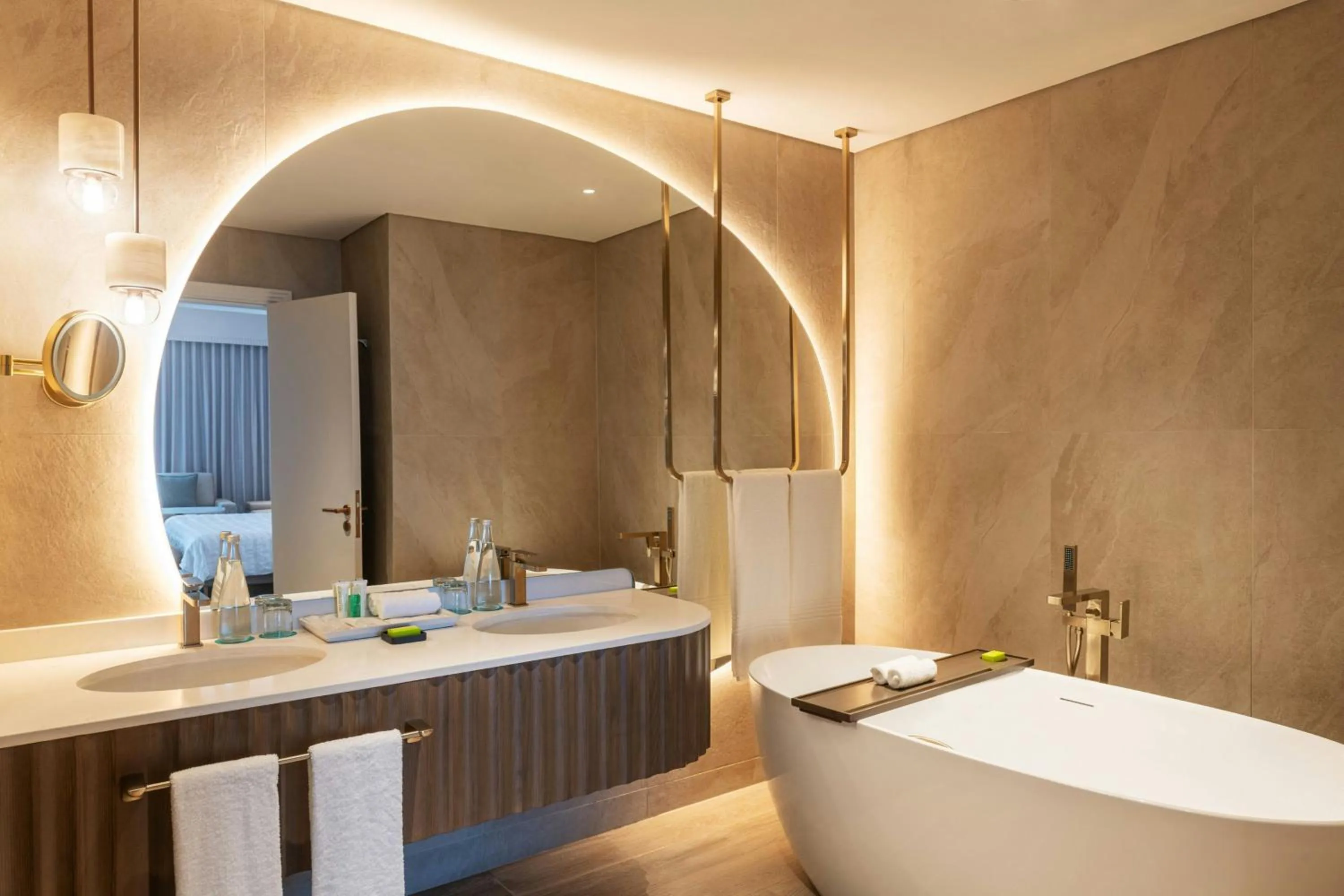 Bathroom in Le Meridien Al Aqah Beach Resort