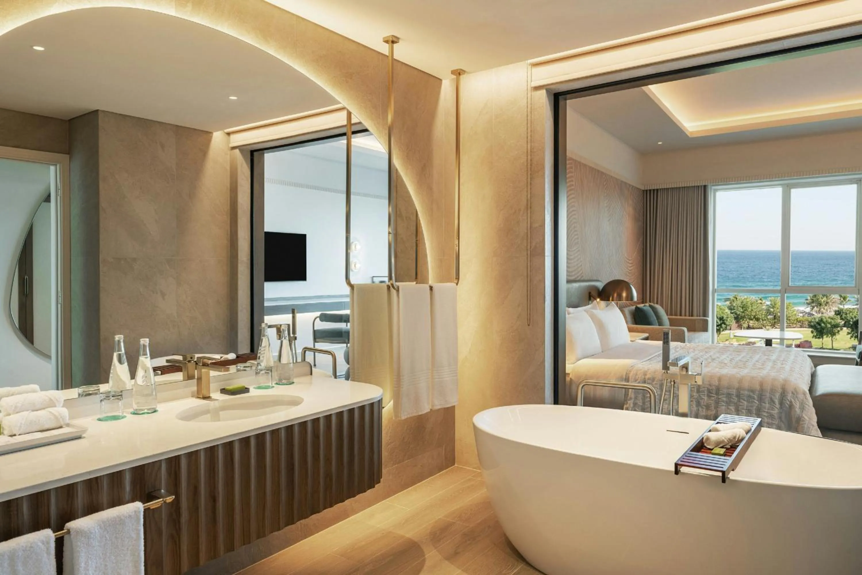 Bathroom in Le Meridien Al Aqah Beach Resort