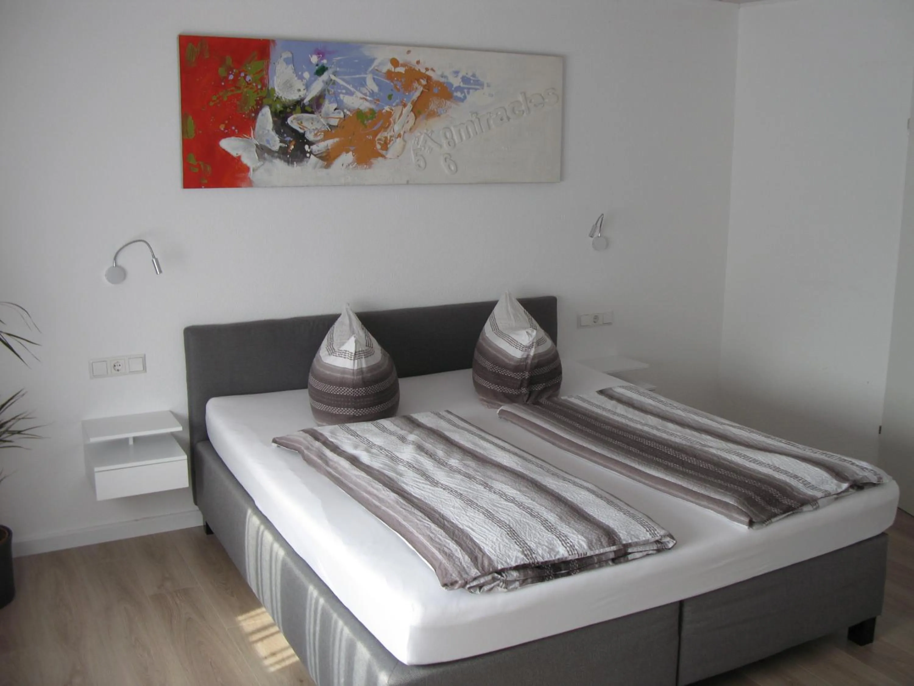 Bed in Murgtal Motel