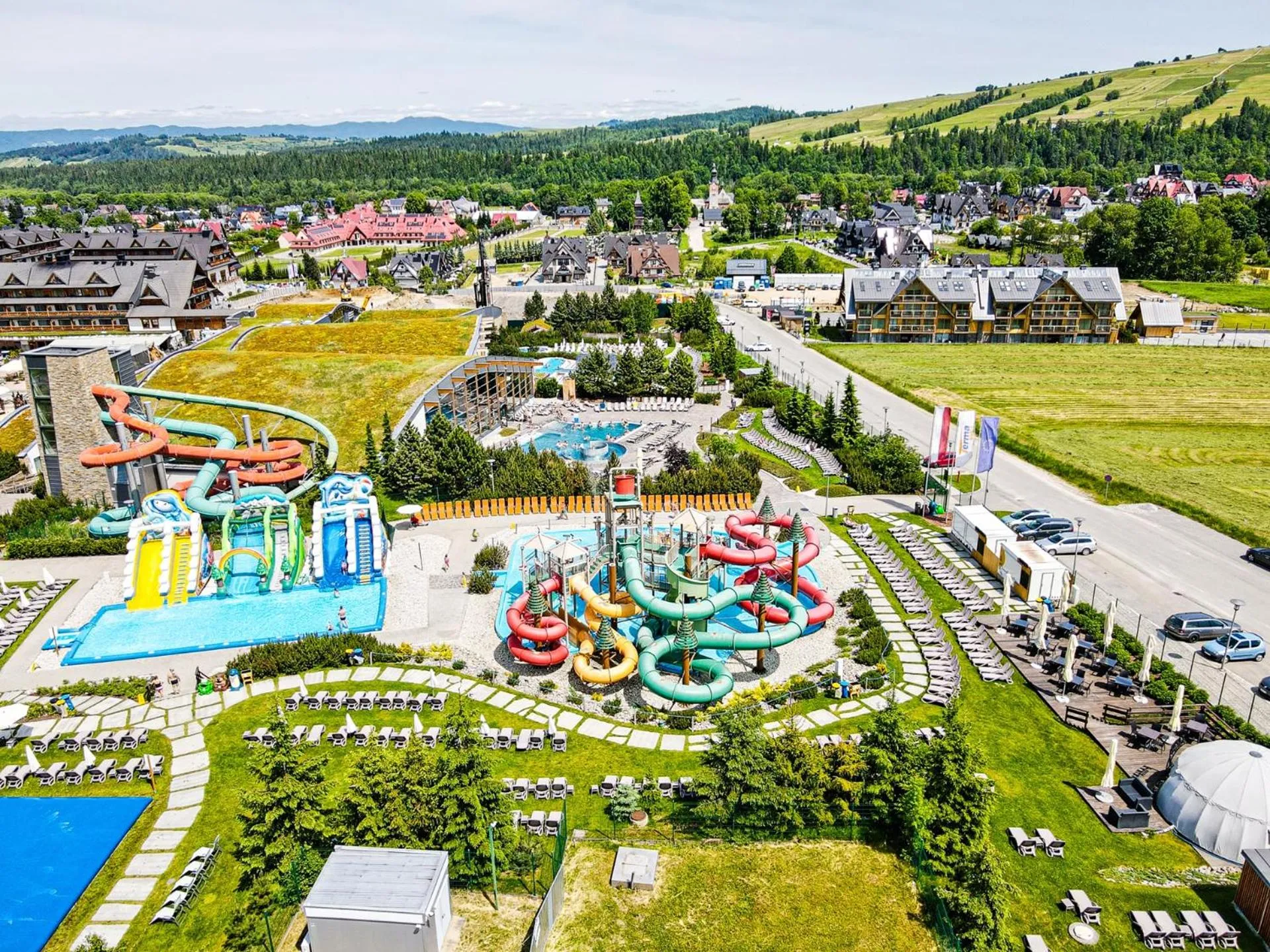 Nearby landmark in Białka Residence Ski - 50 m do Termy Bania Odkryj-Białke