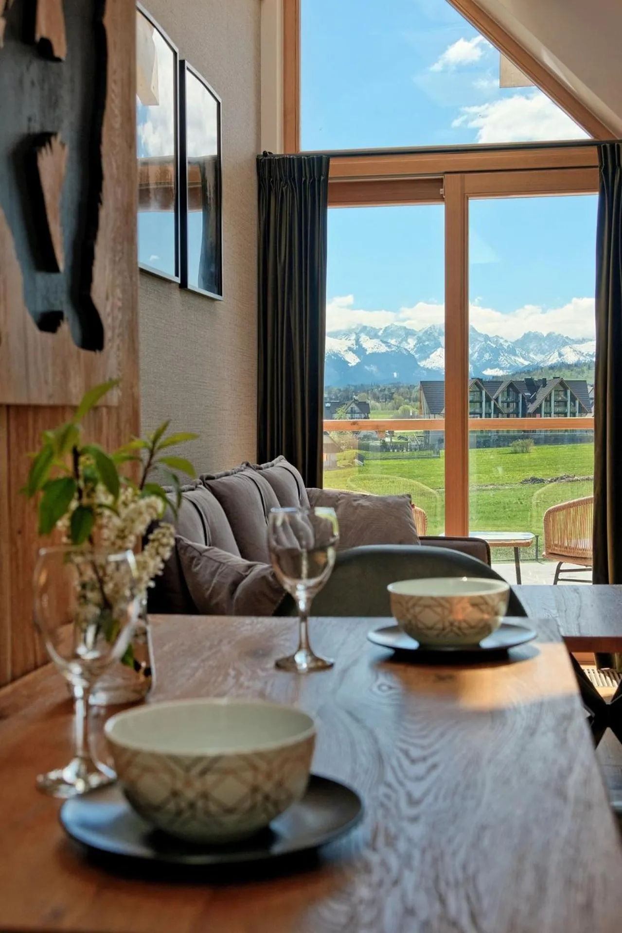 Seating area in Białka Residence Ski - 50 m do Termy Bania Odkryj-Białke