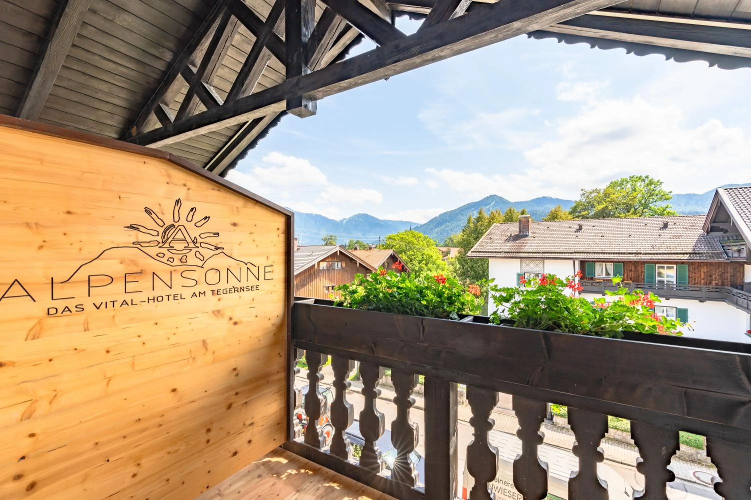 Balcony/Terrace in Hotel Alpensonne