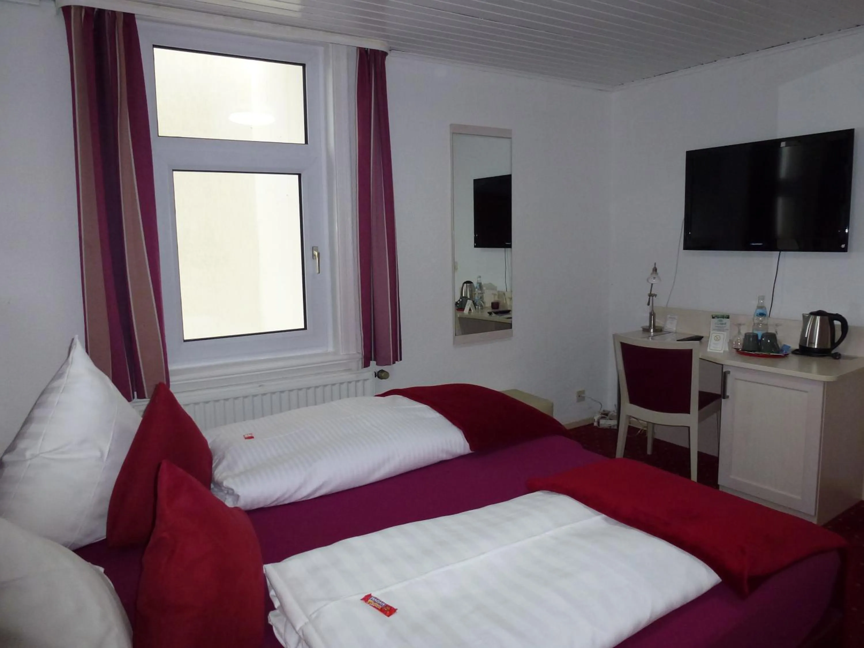 Bedroom in Hotel Wildunger Hof mit Gemeinschaftsküche