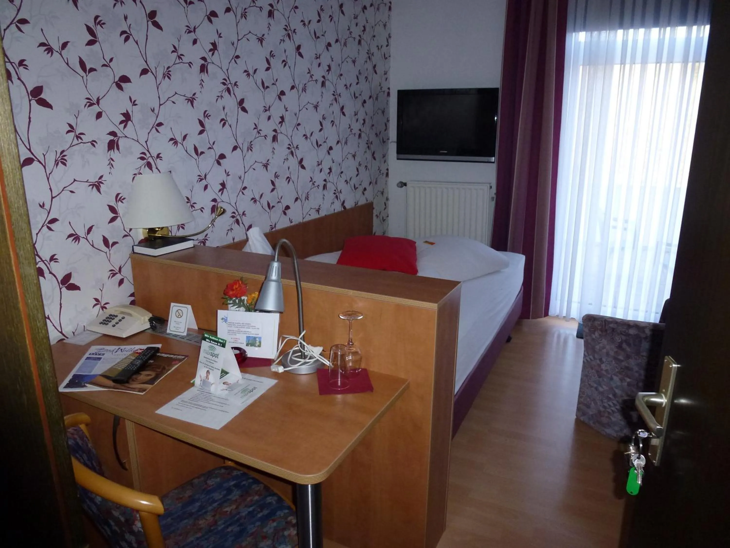 Seating area in Hotel Wildunger Hof mit Gemeinschaftsküche