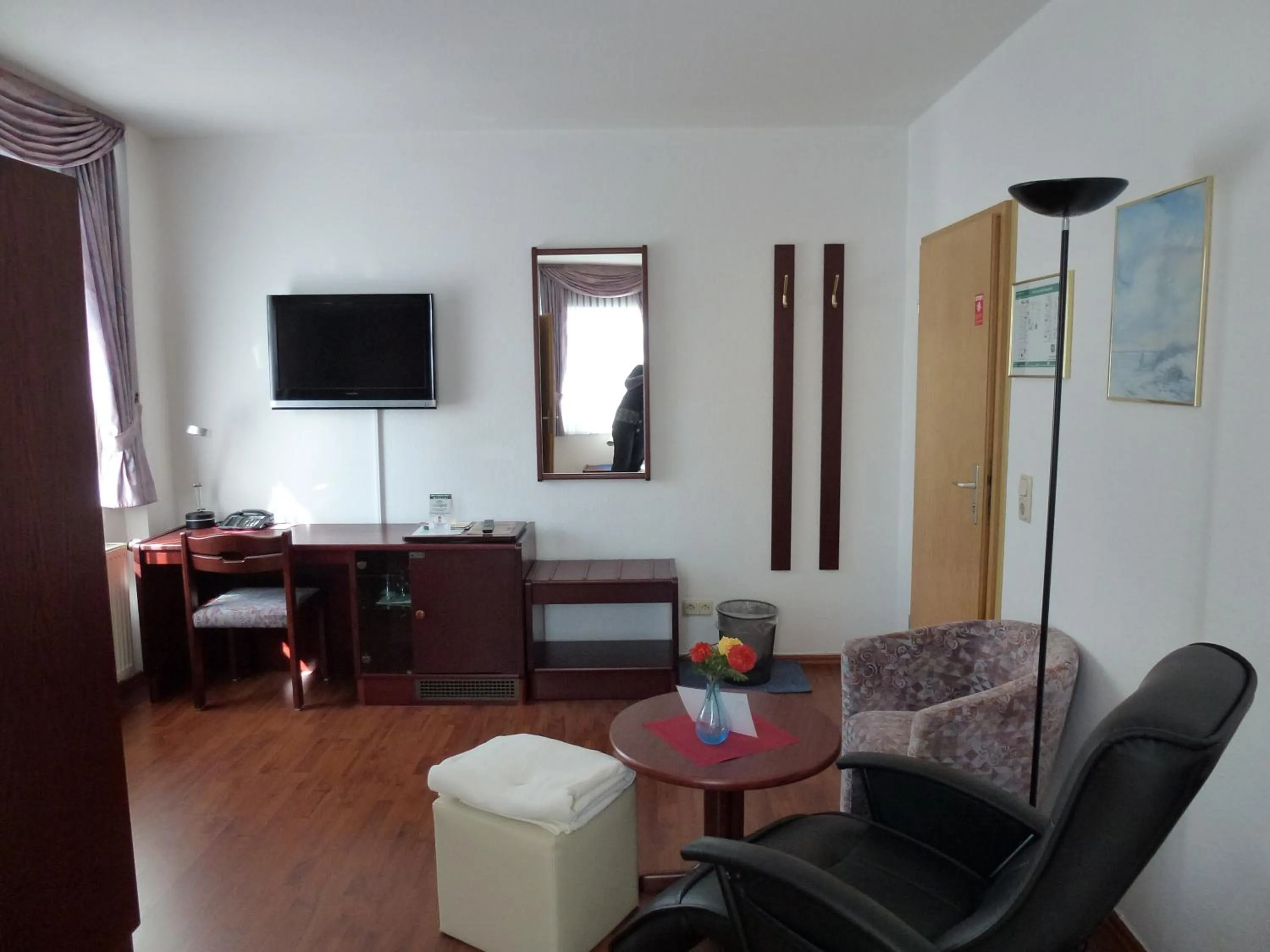 Seating area in Hotel Wildunger Hof mit Gemeinschaftsküche