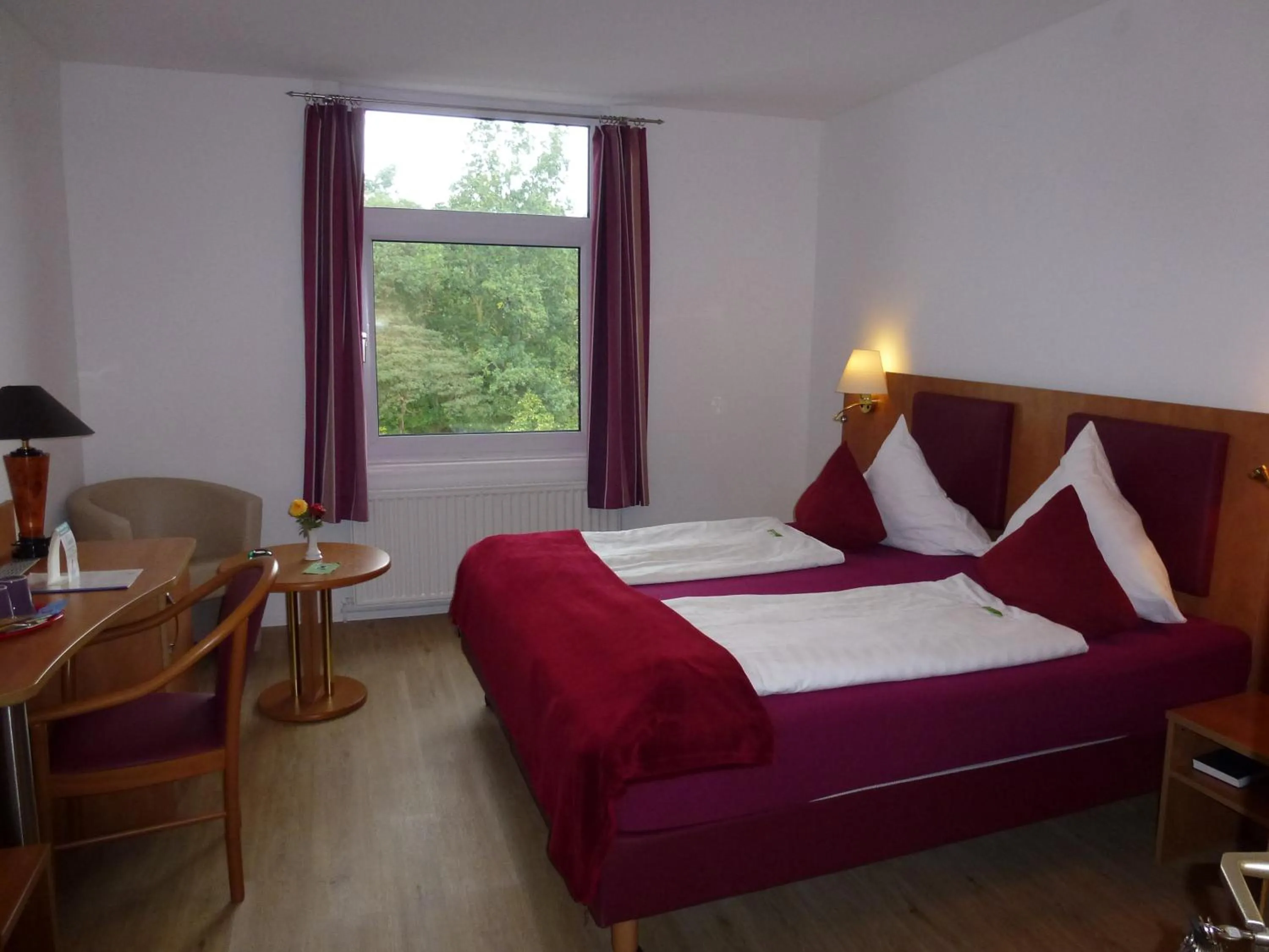 Bedroom in Hotel Wildunger Hof mit Gemeinschaftsküche