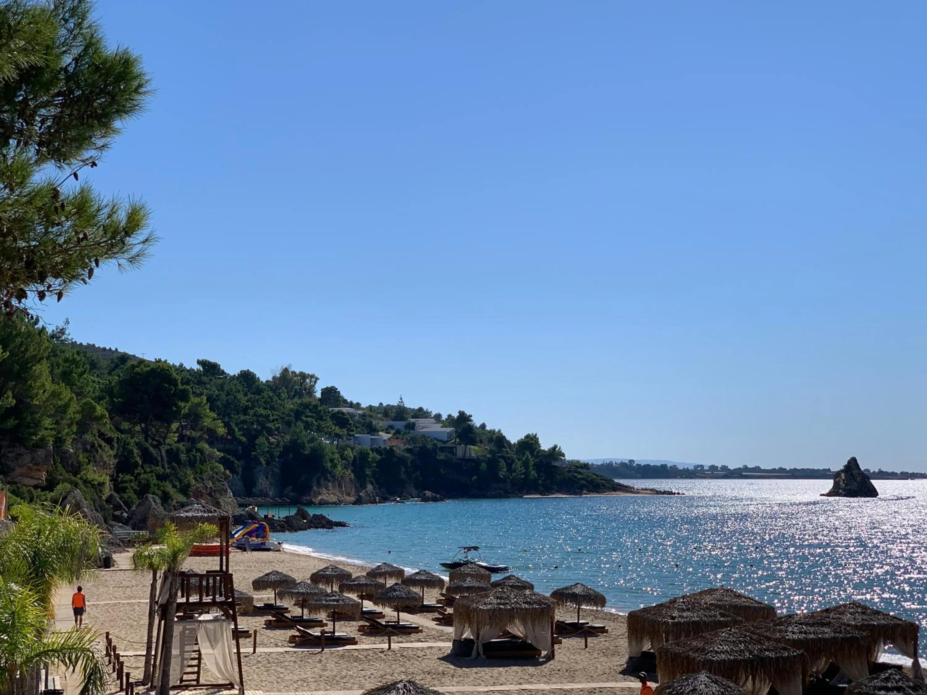 Beach in Rouchotas Apartments