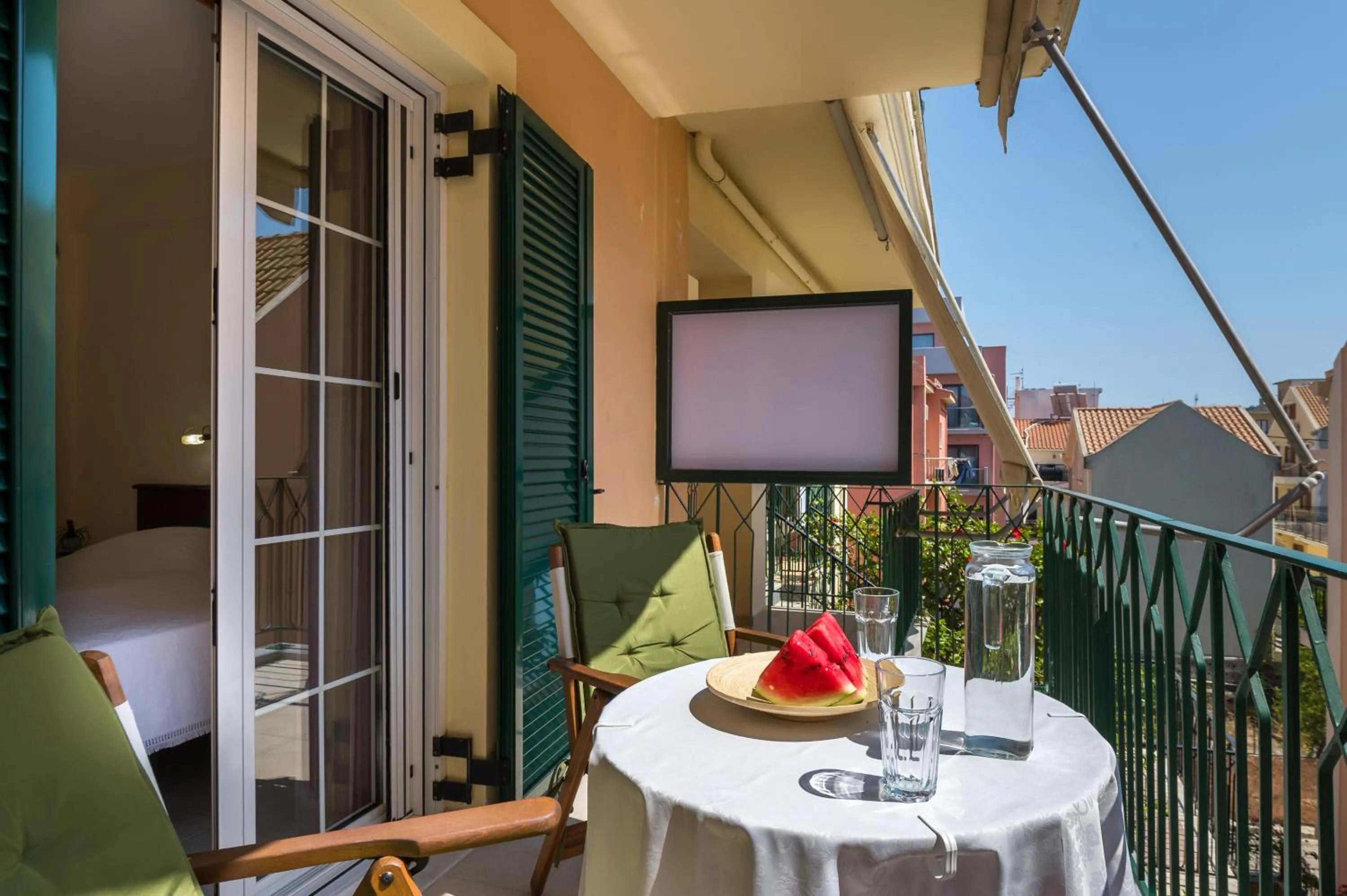 Balcony/Terrace in Rouchotas Apartments