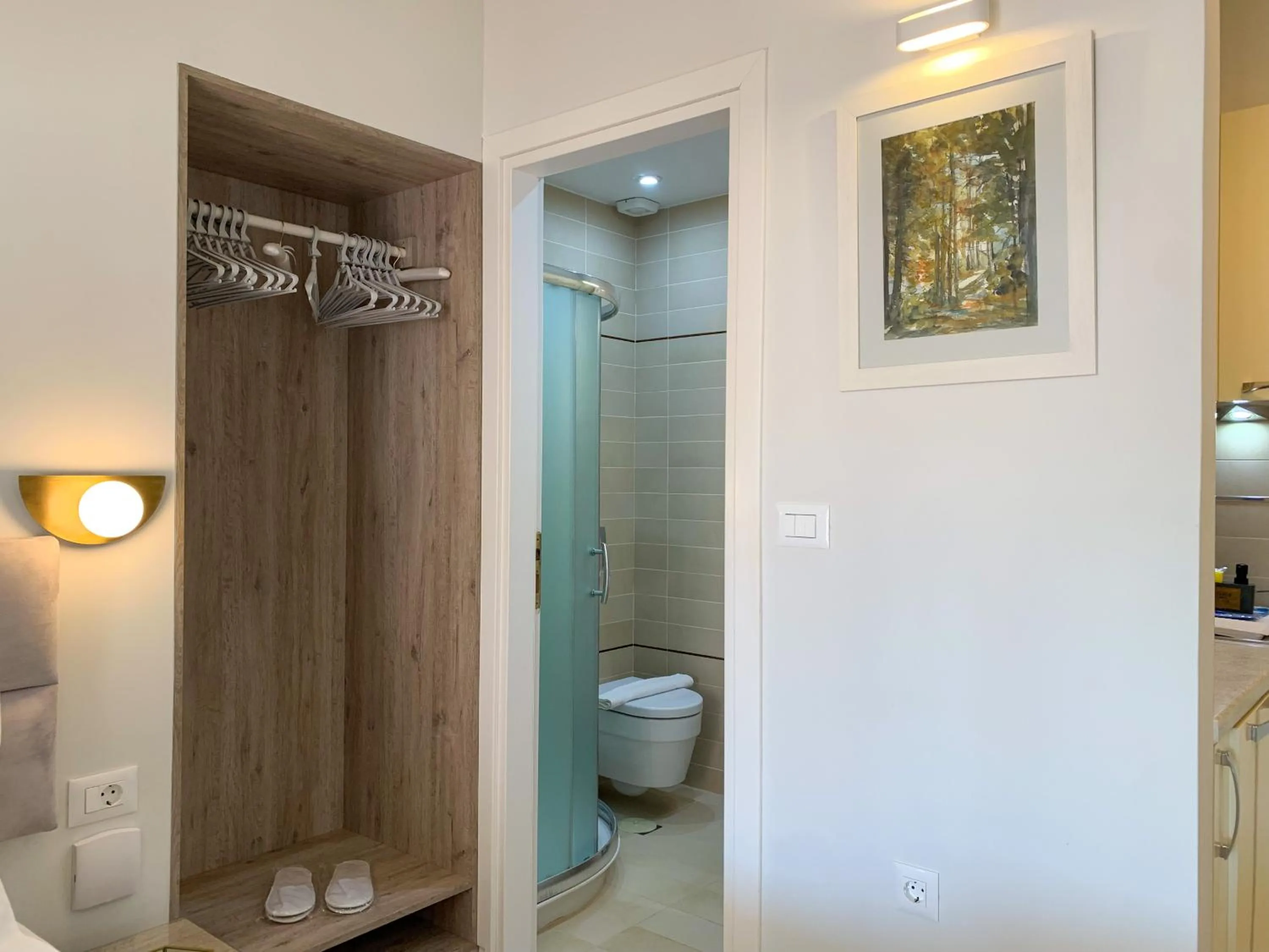 Bathroom in Rouchotas Apartments