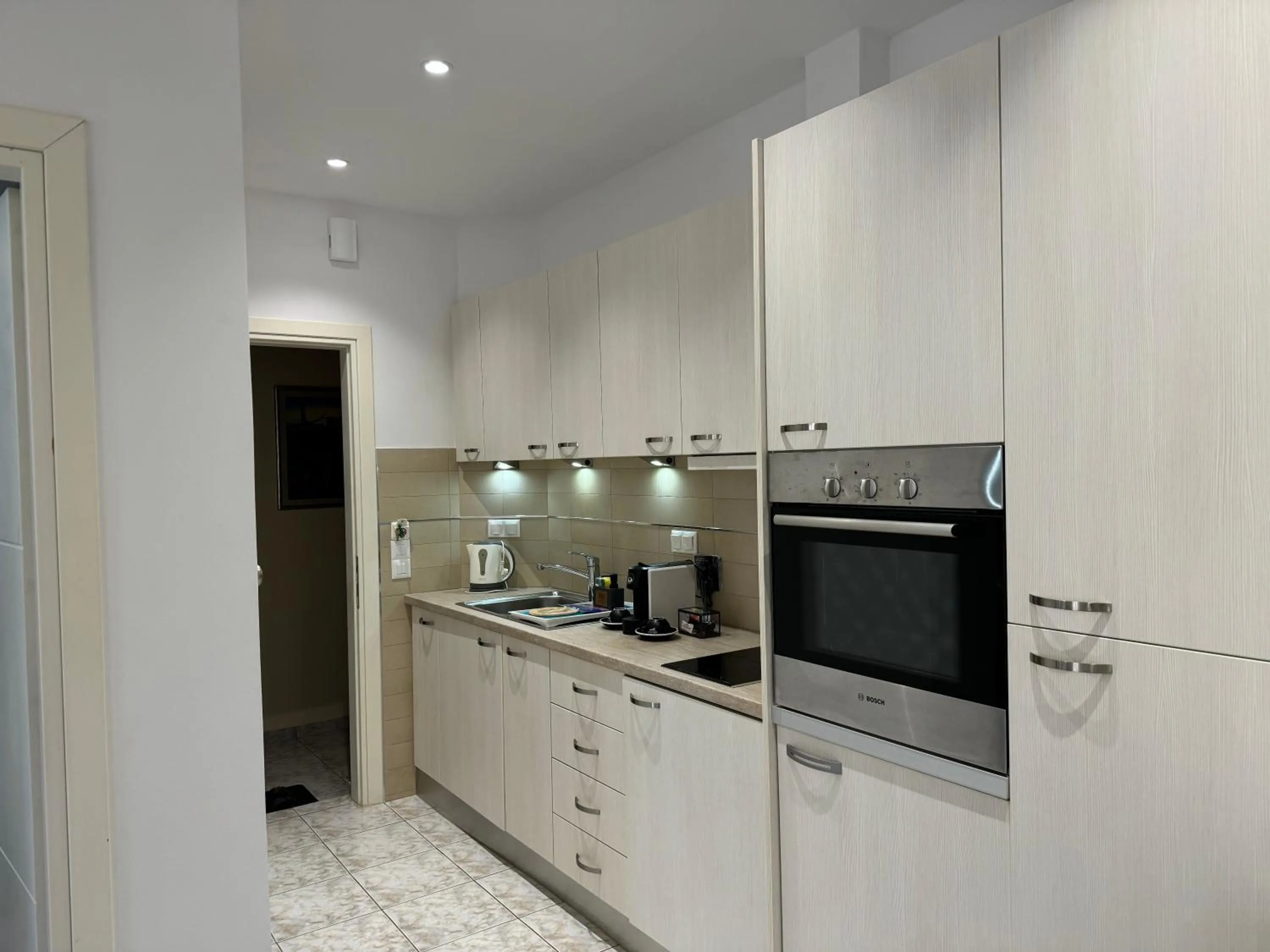 kitchen in Rouchotas Apartments