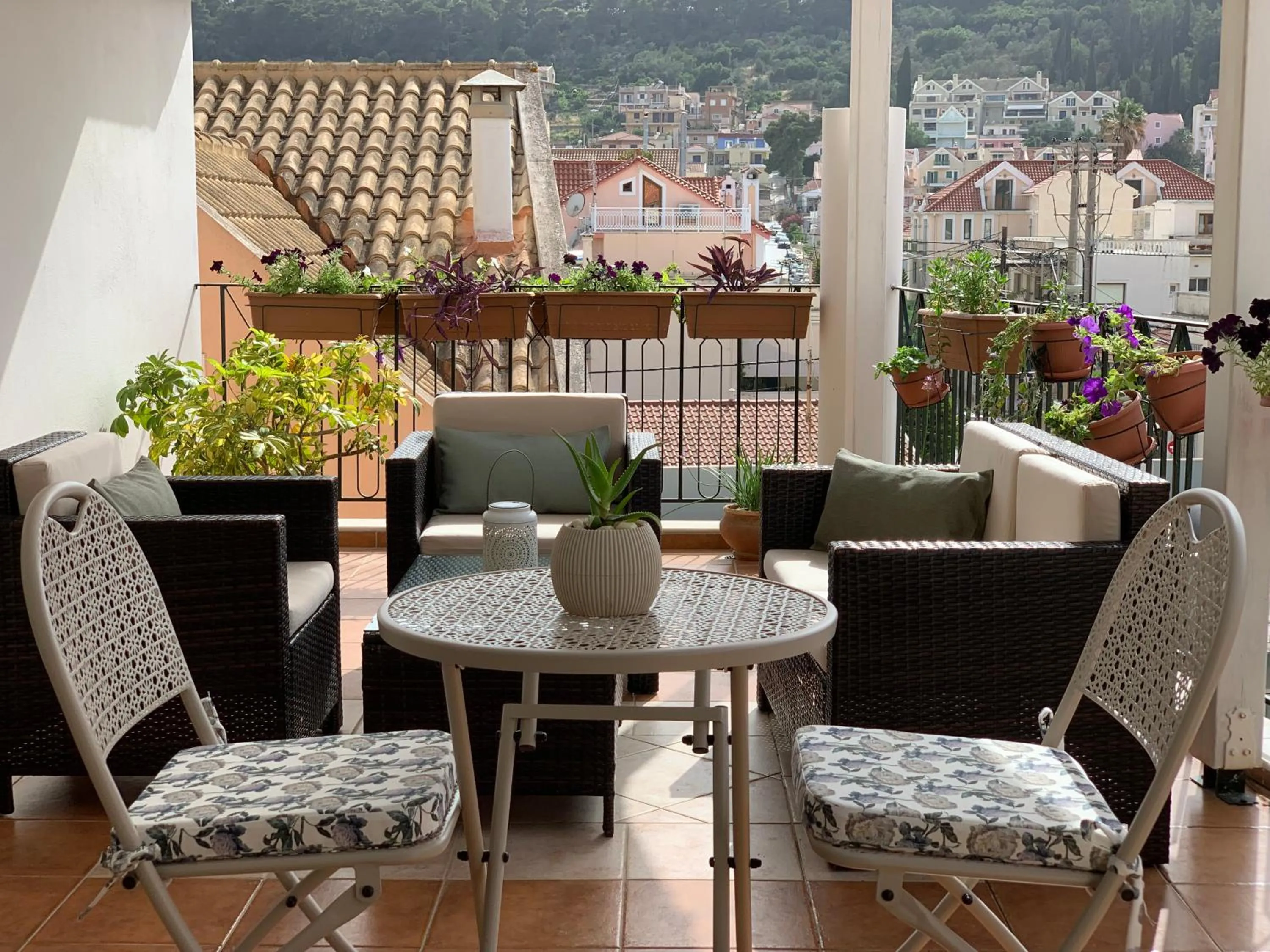 City view in Rouchotas Apartments