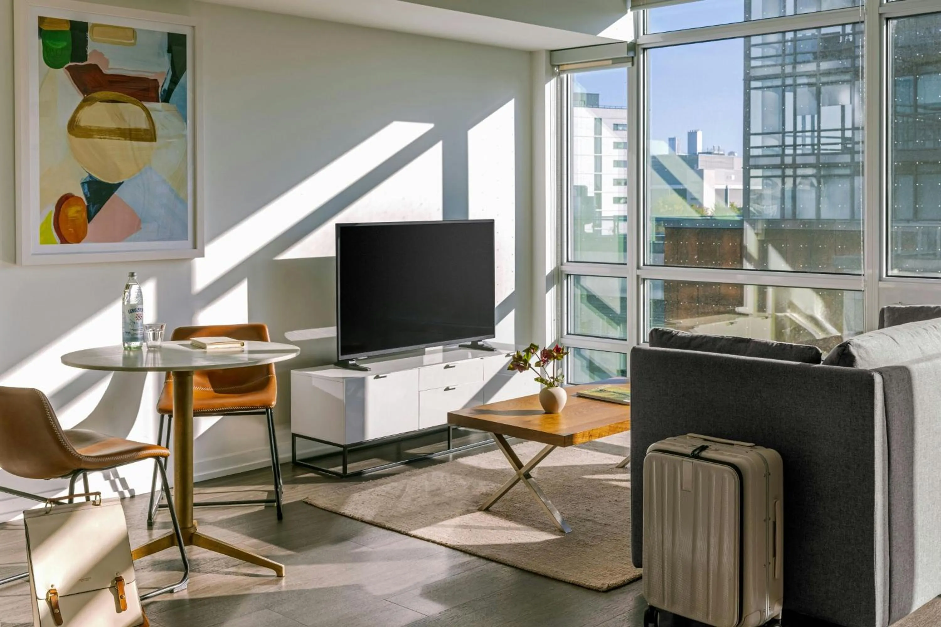 Living room in Sonder by Marriott Bonvoy The Liberty Apartments Liberty Village