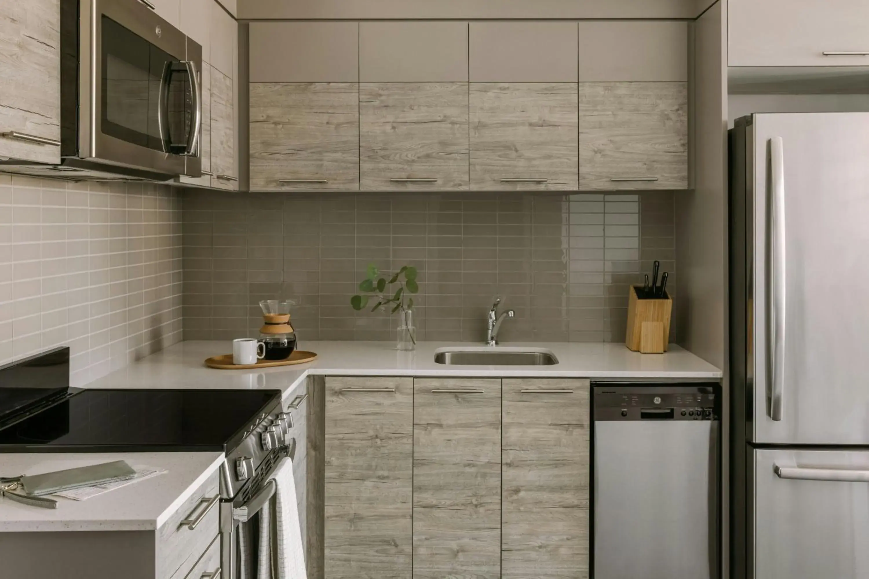 Two-Bedroom Apartment with One Queen Bed and One Double Bed in Sonder by Marriott Bonvoy The Liberty Apartments Liberty Village Two-Bedroom Apartment with One Queen Bed and One Double Bed in Sonder by Marriott Bonvoy The Liberty Apartments Liberty Village