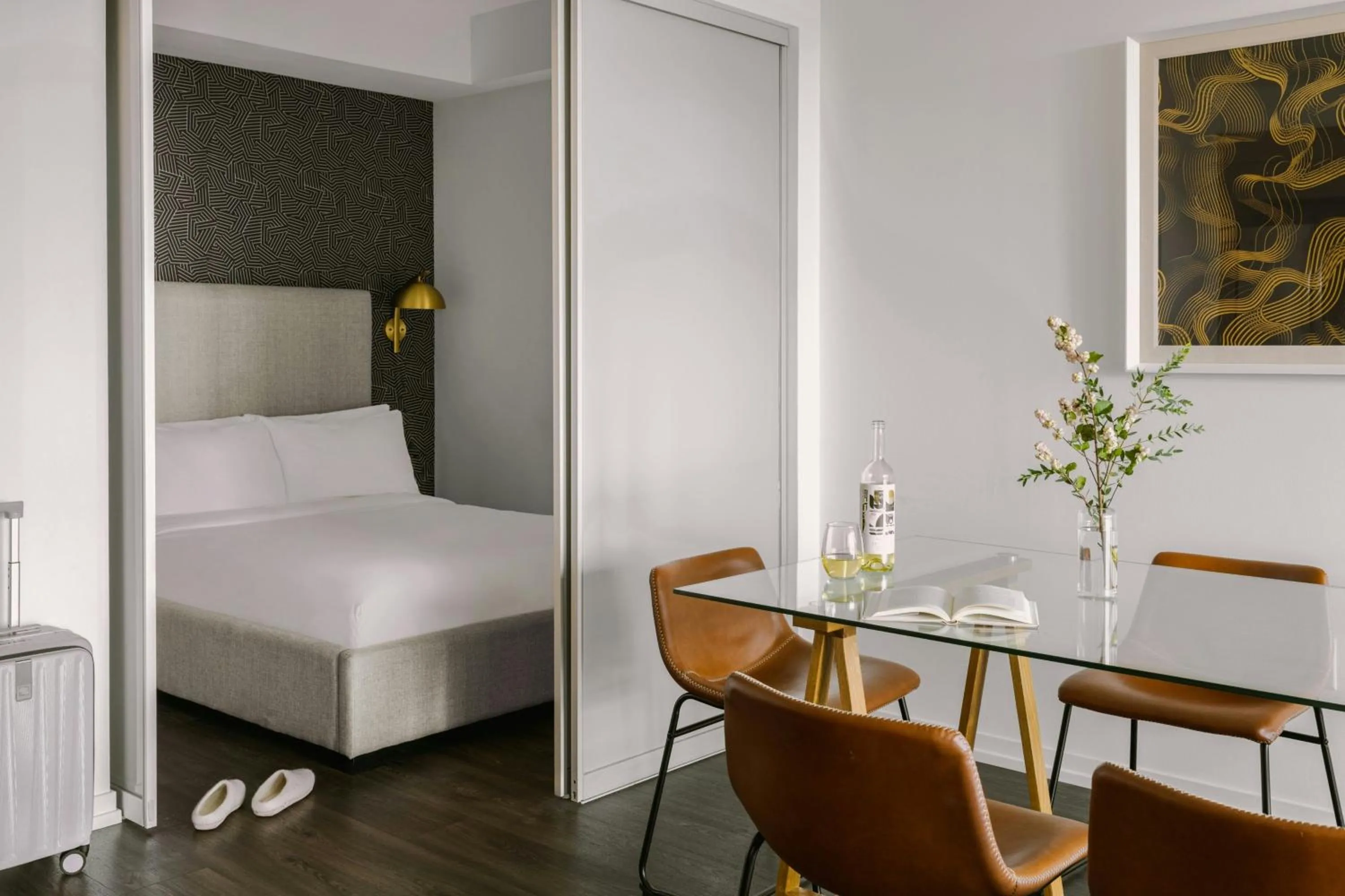 Bedroom, Bed in Sonder by Marriott Bonvoy The Liberty Apartments Liberty Village