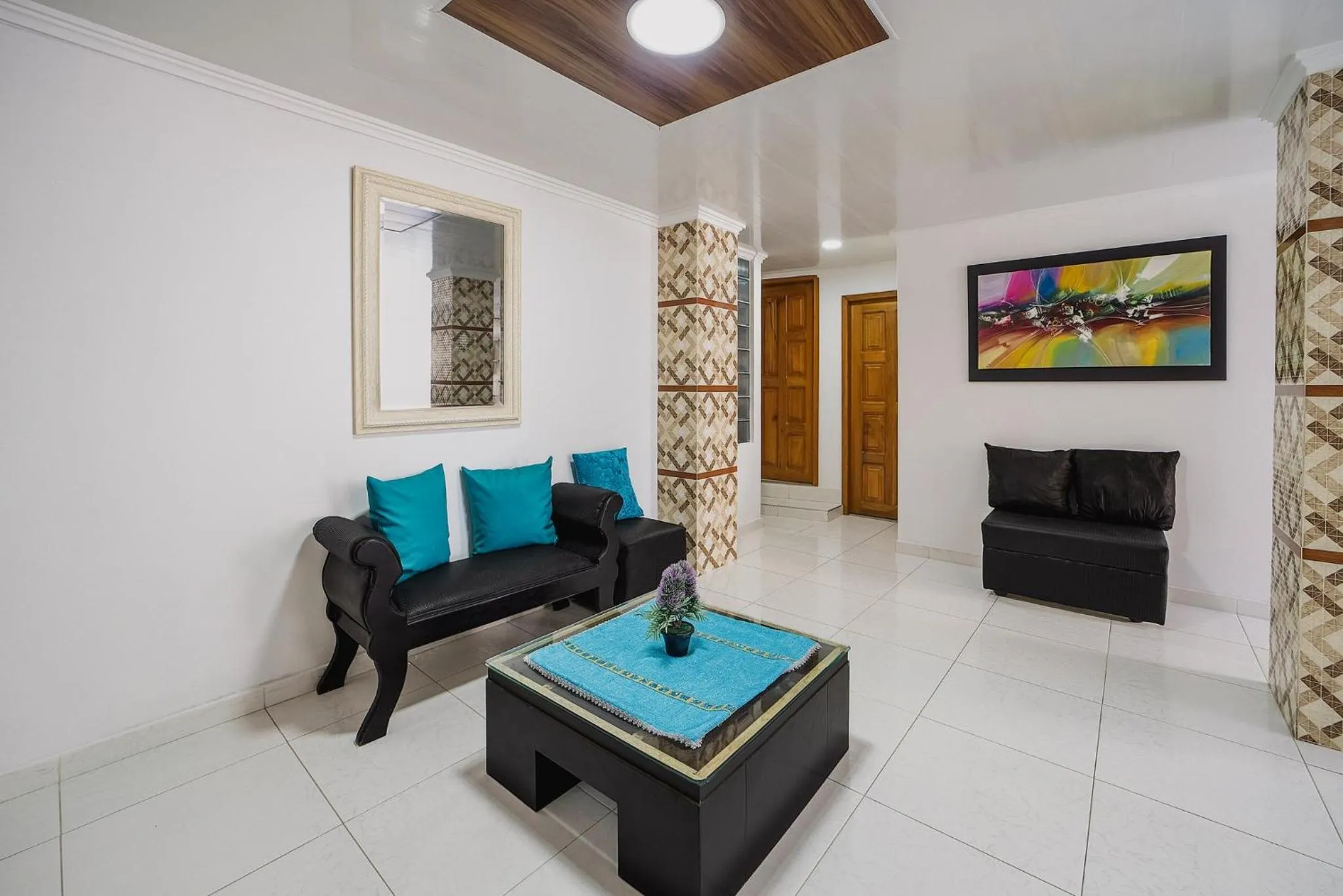 Living room in Villa Santos Apartaestudios