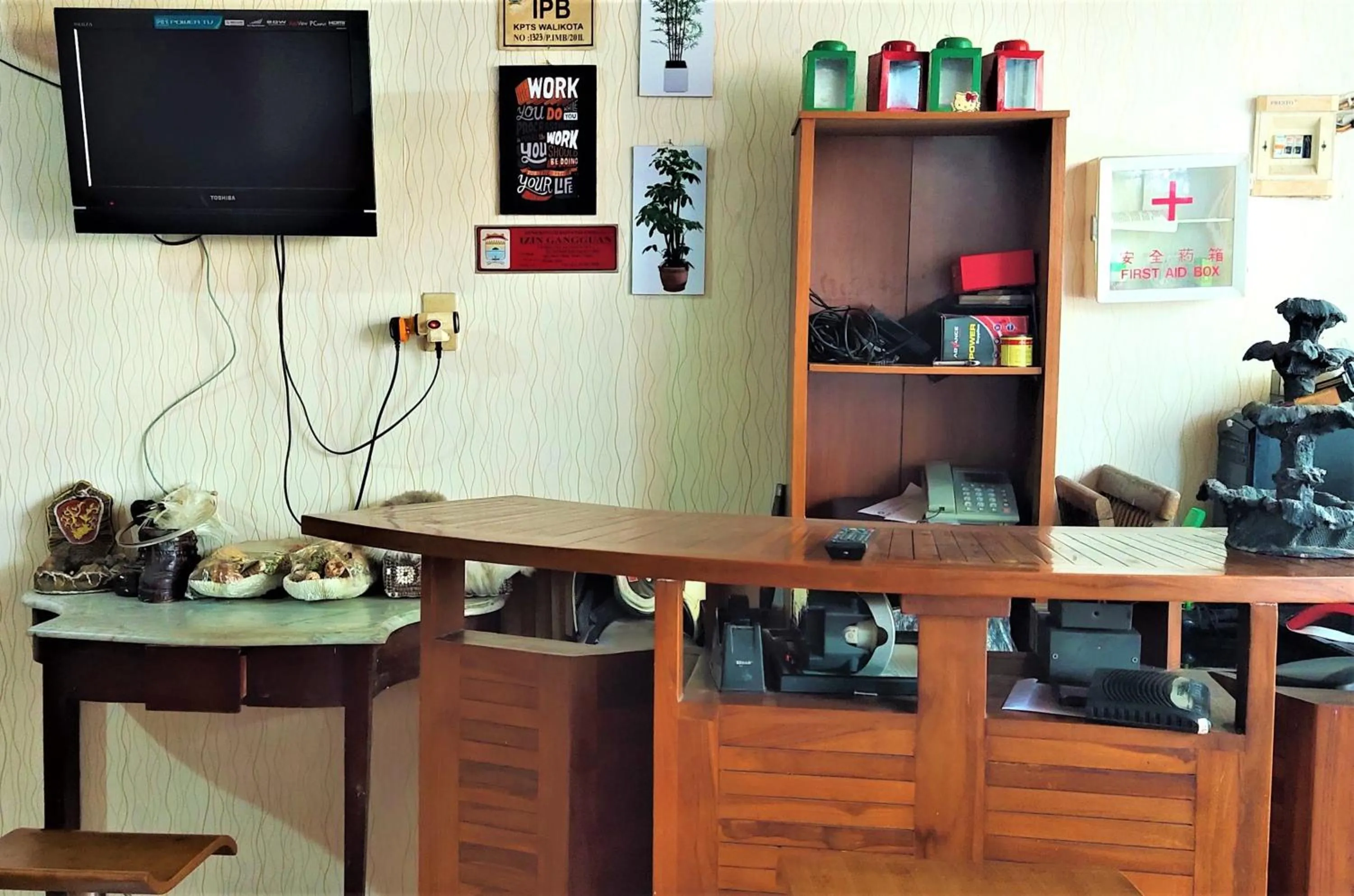 Lobby or reception in Katawa Guest House Syariah