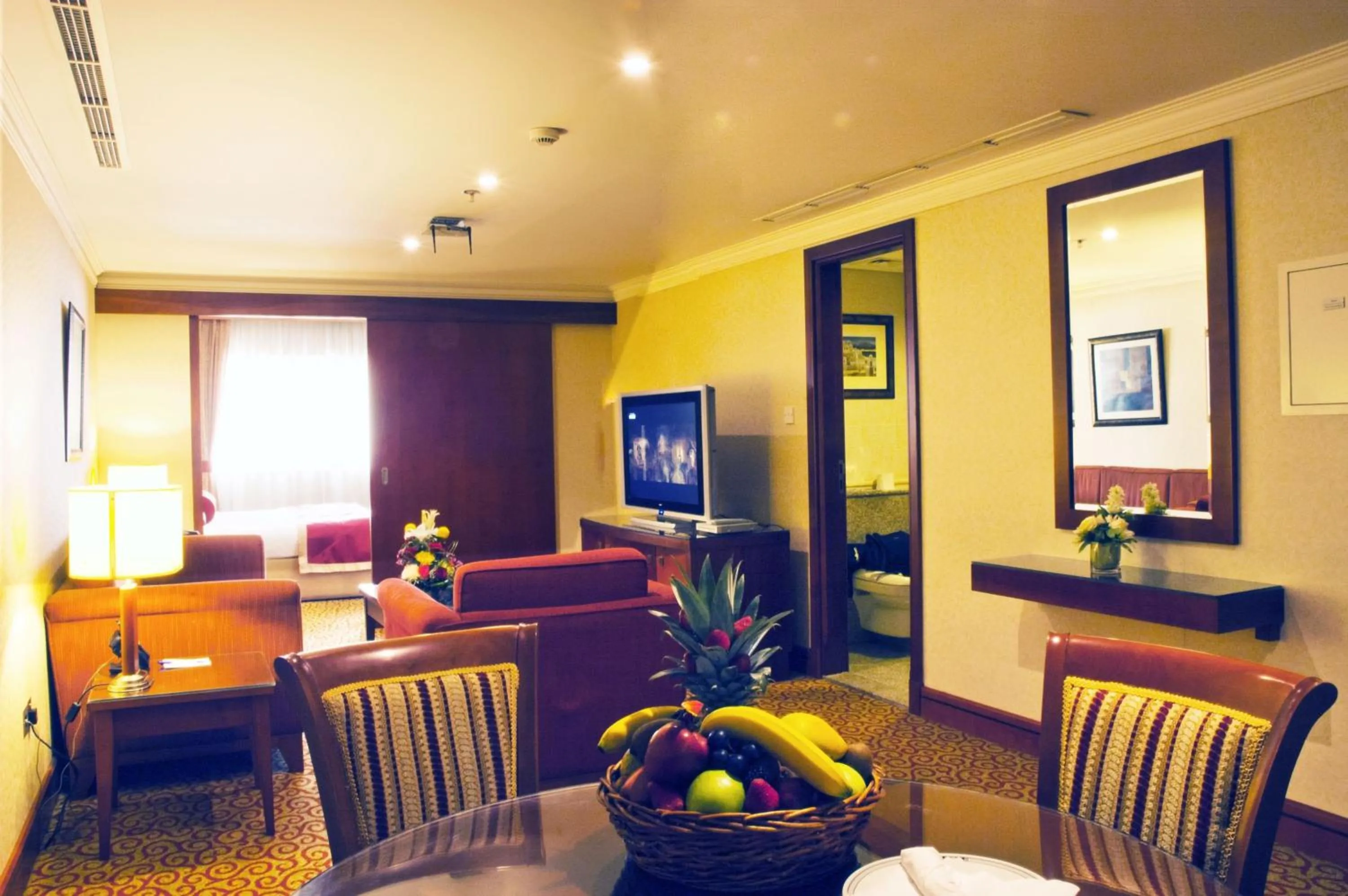 Seating area in Ramee Royal Hotel